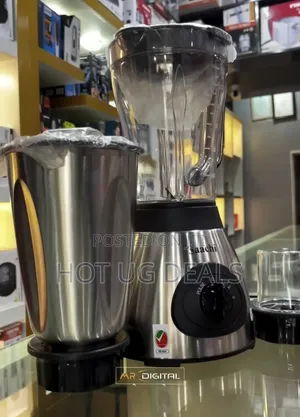 Saachi 3 In1 Stainless Steel Jar  Blender/Grinder - Silver