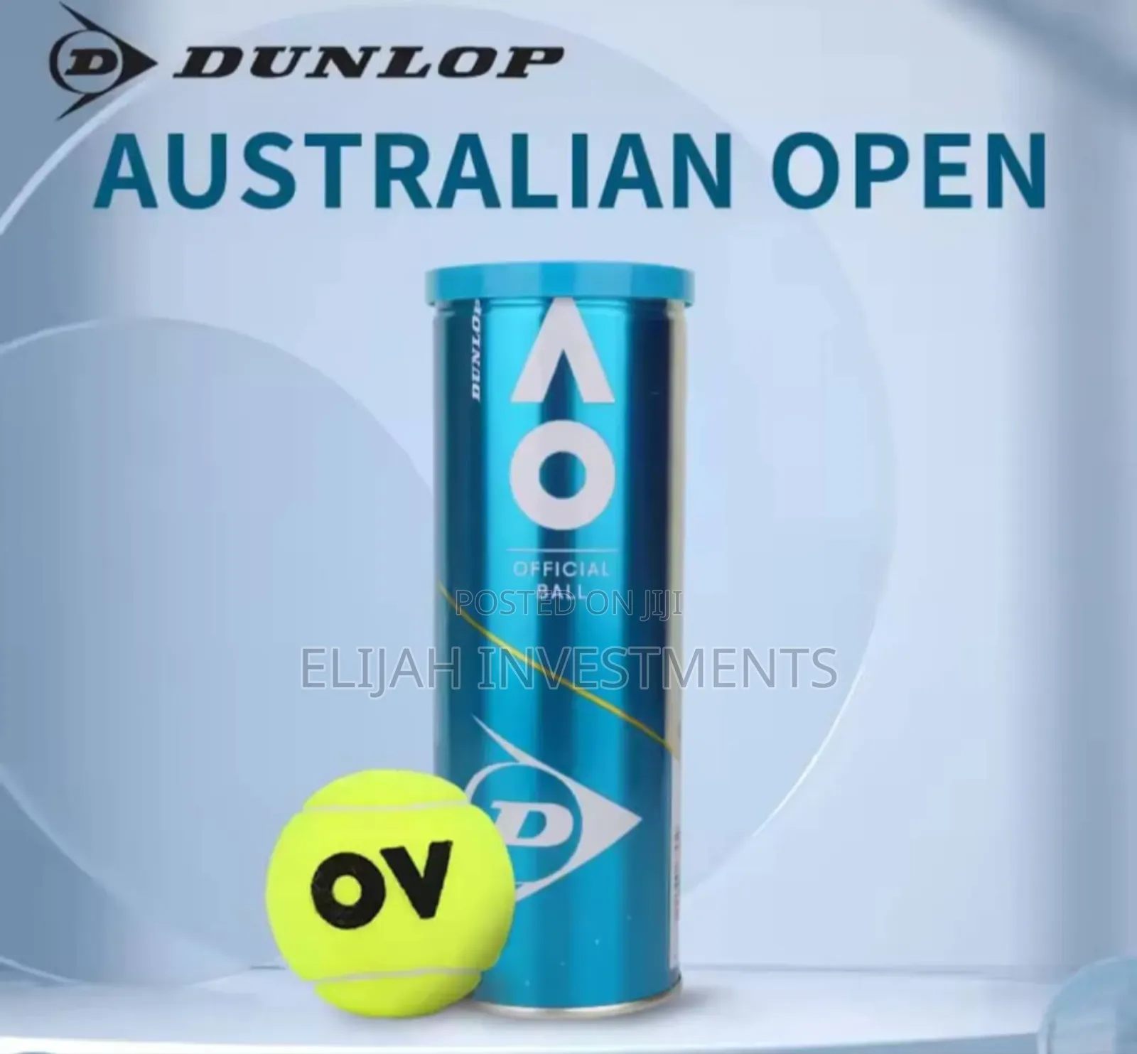 Original Dunlop Rubber Tennis Ball, Size Regular (Green)