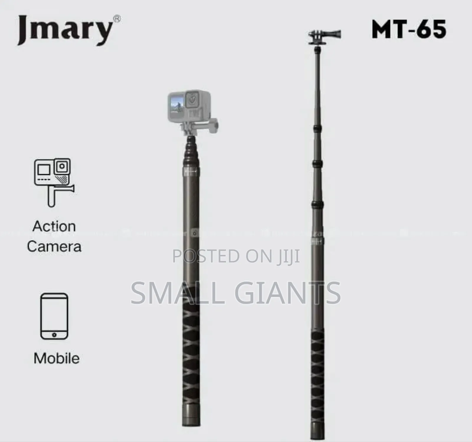 Jmary Mt-65 3meter Carbon Fiber Stick for Action Camera