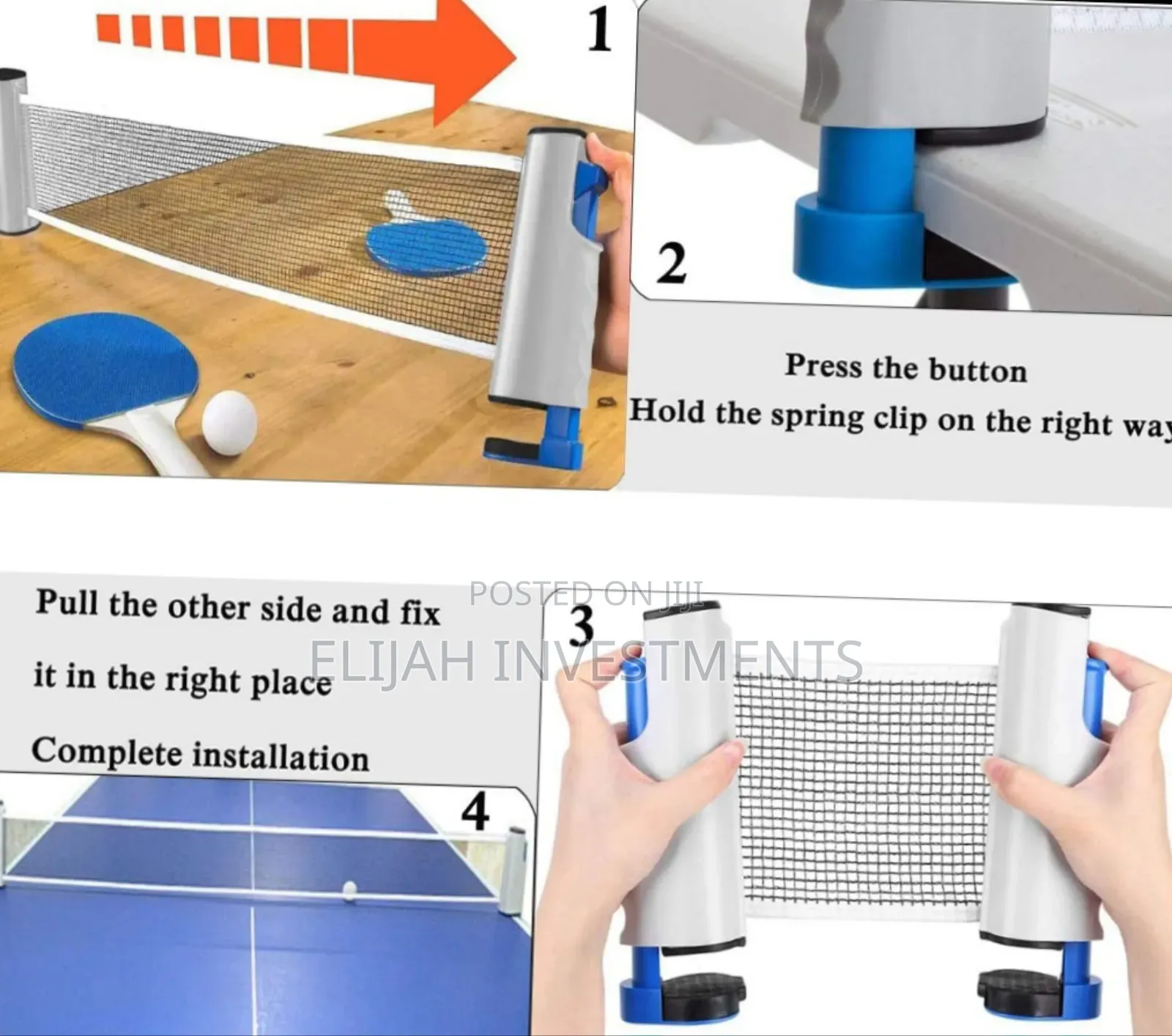 Retractable Table Tennis Net