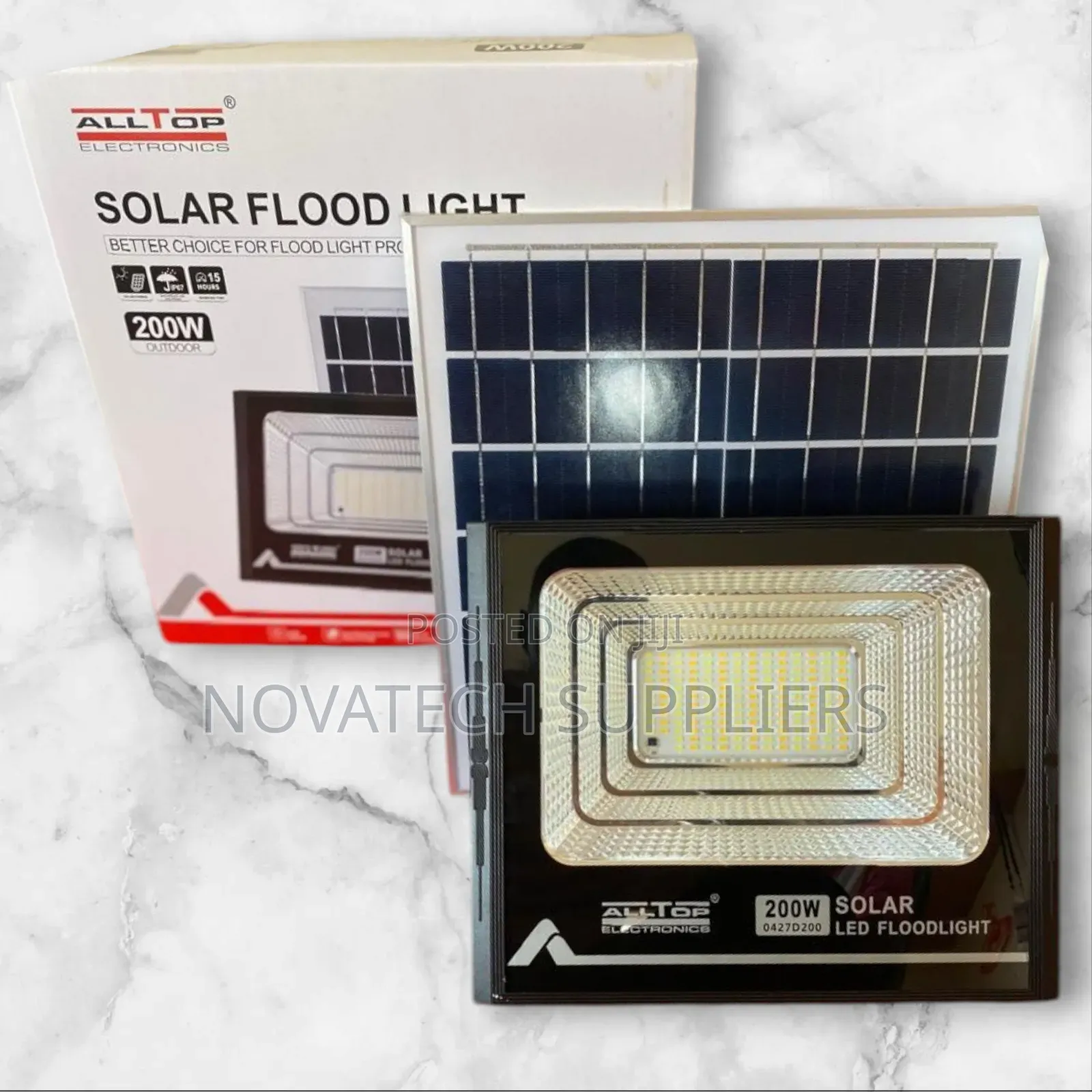 200w Original All Top Solar Flood Lights/ Automatic Sensored
