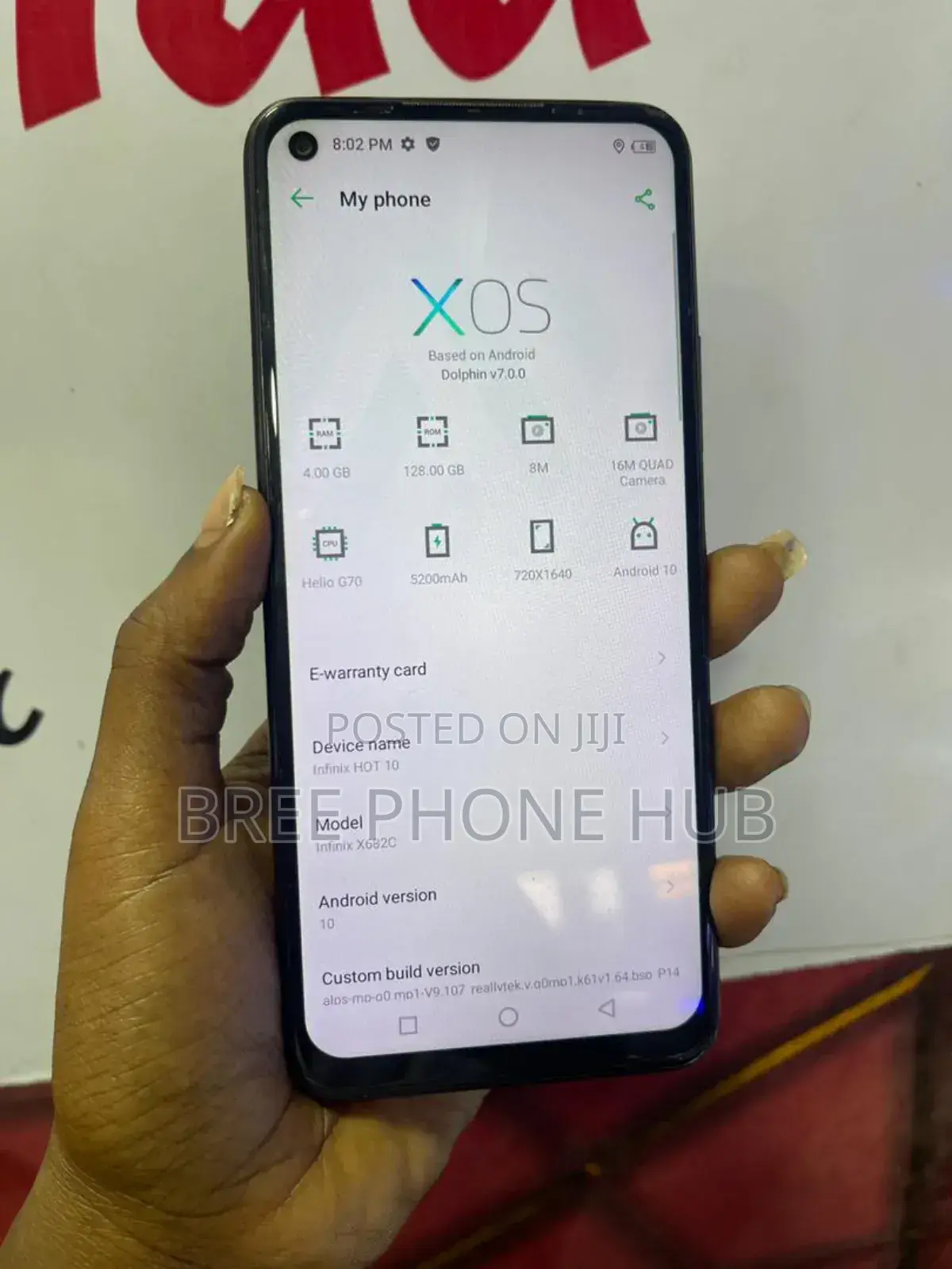 Infinix Hot 10 128 GB Red
