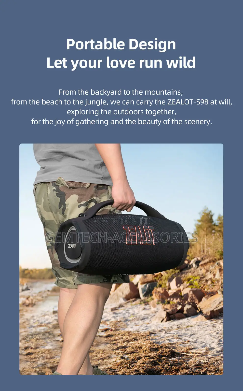 S98 Bluetooth Speaker Zealot