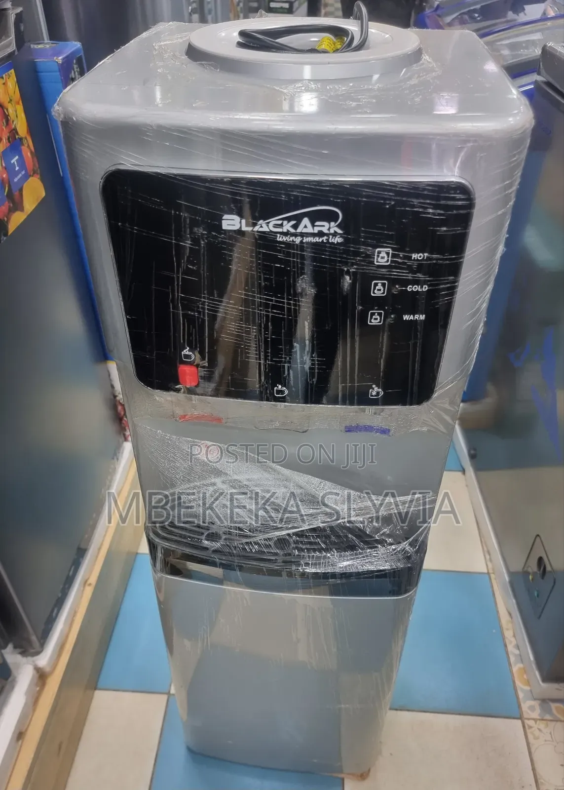 Water Dispenser 3taps Black Ark Sliver