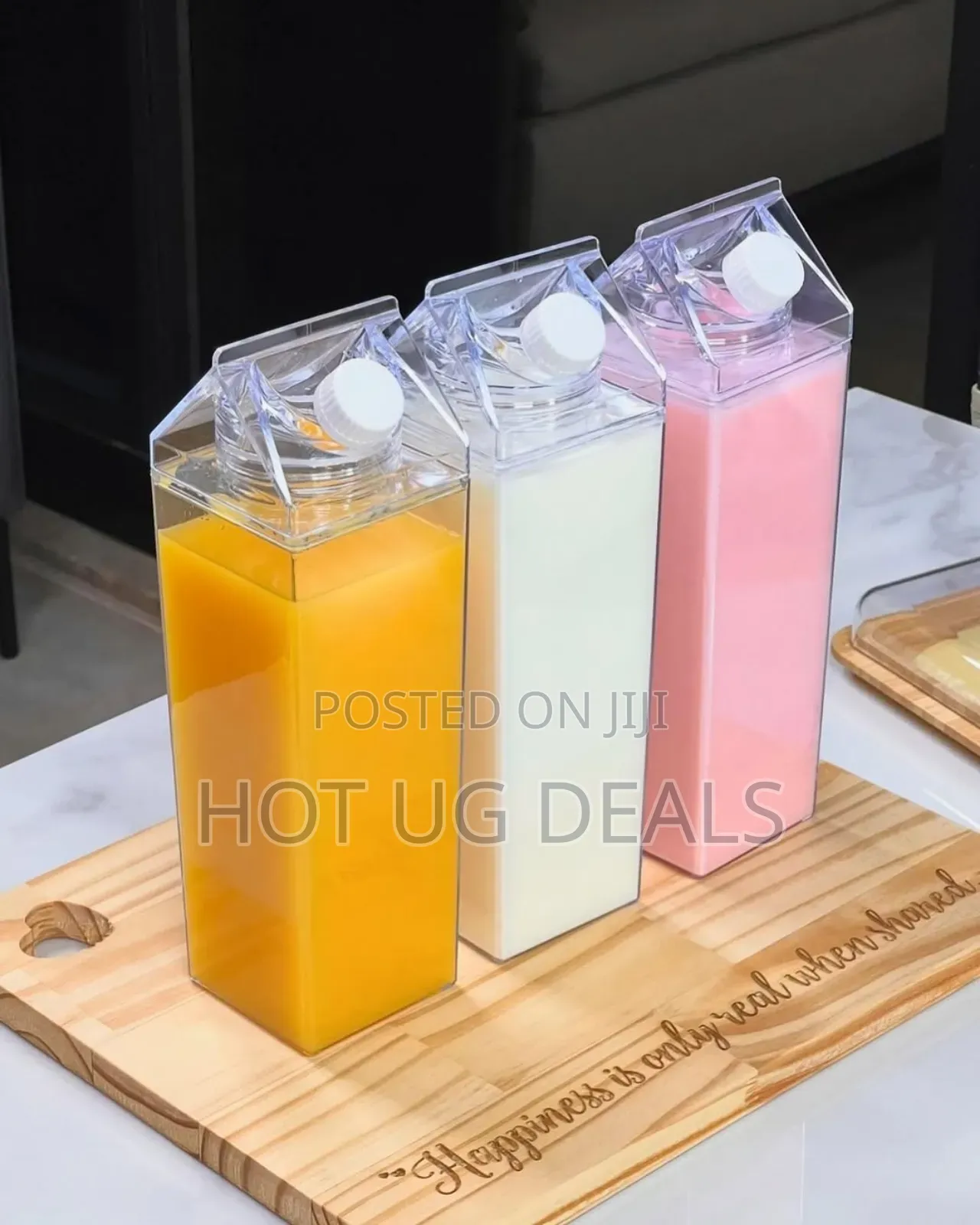 1l Fridge Beverage Water Bottle - Clear