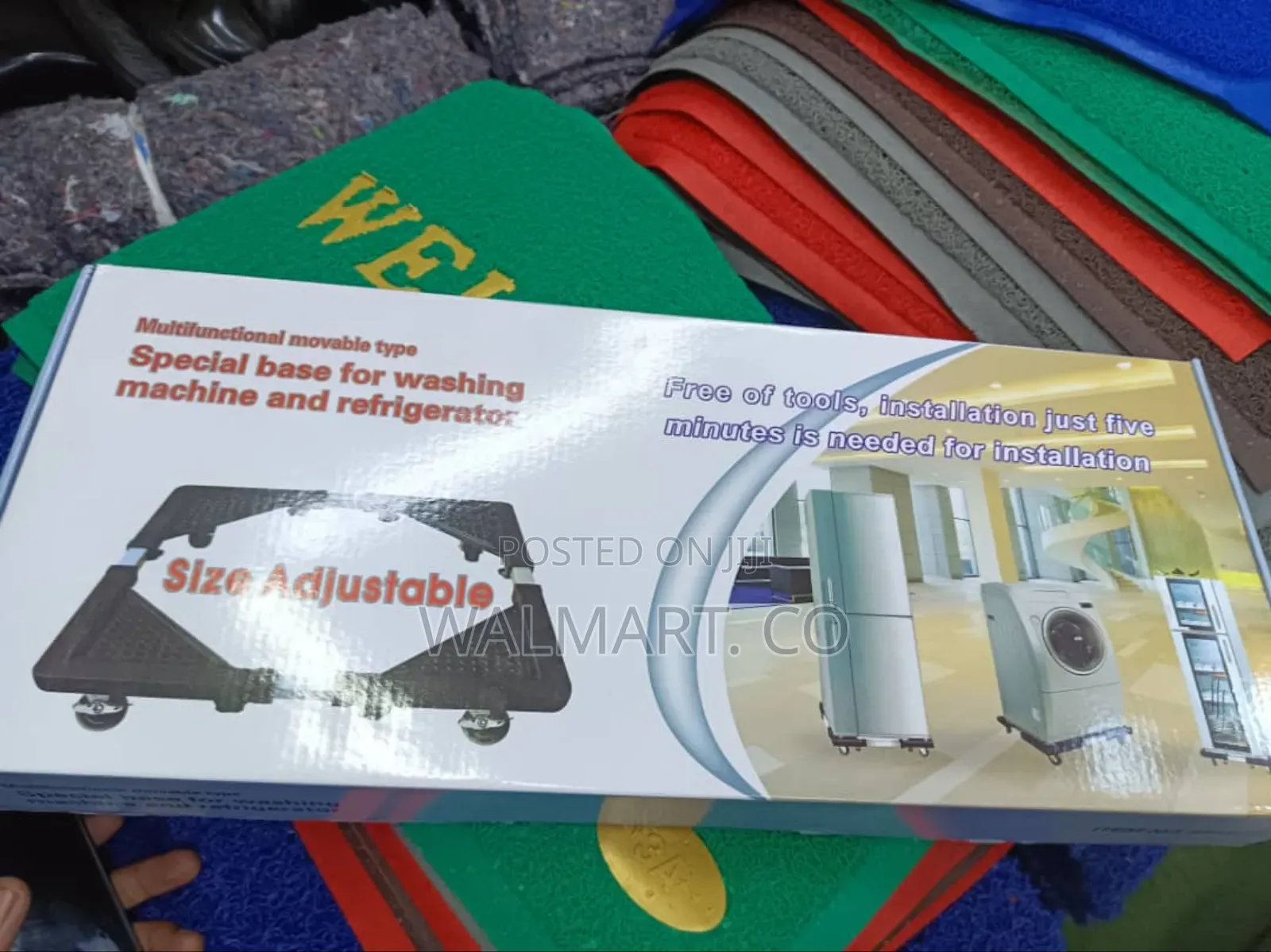 Adjustable Movable Base for Refrigerators, Washing Machine