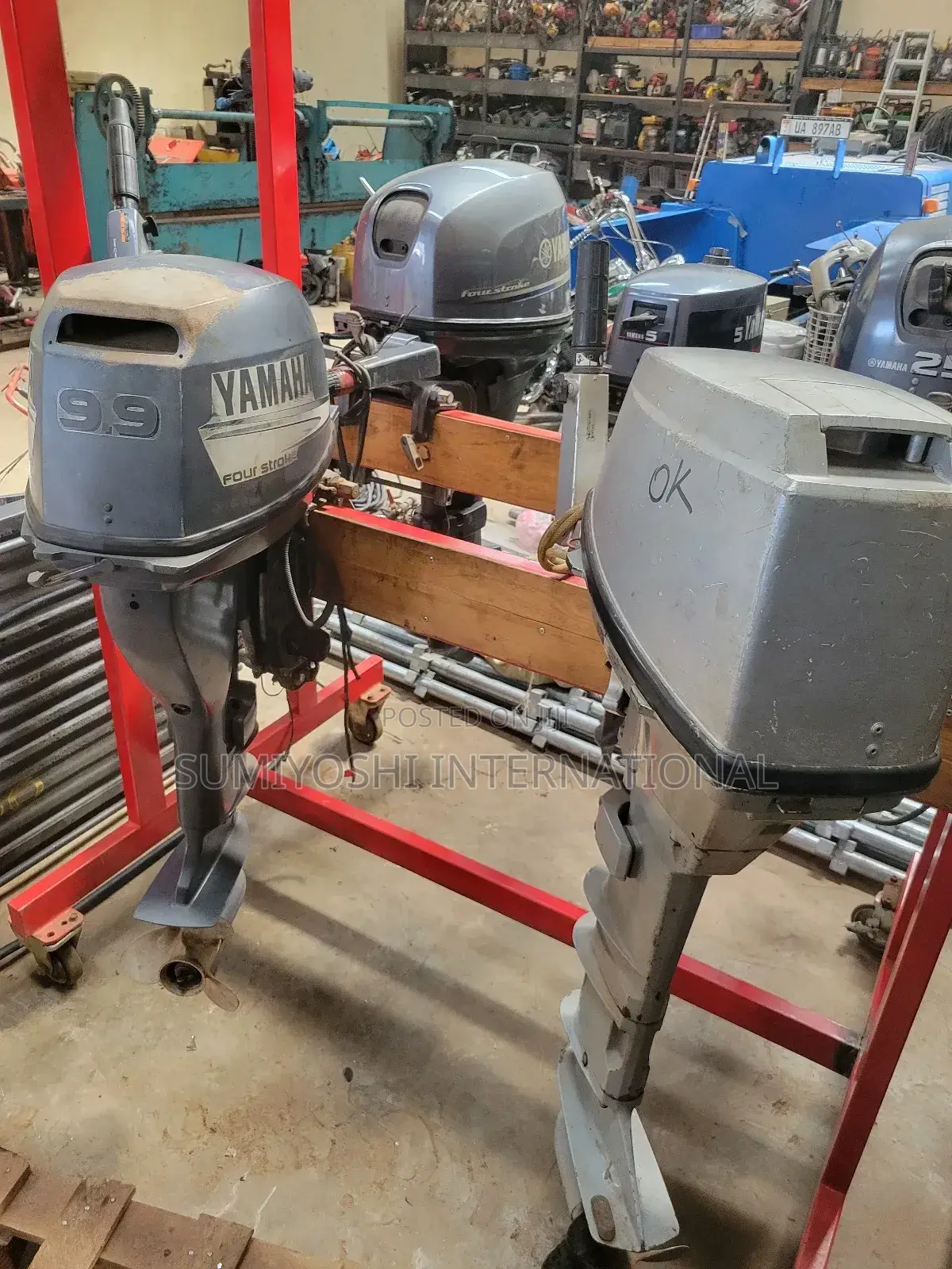 Honda Bf15 15hp 4-Stroke Outboard Motor.