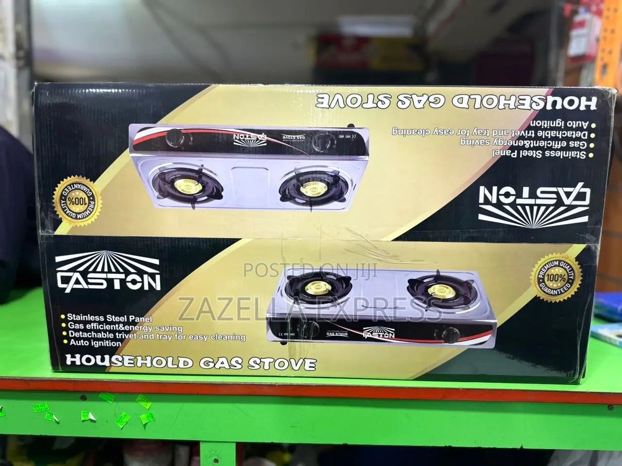 Caston Double Gas Plates With Self Ignition