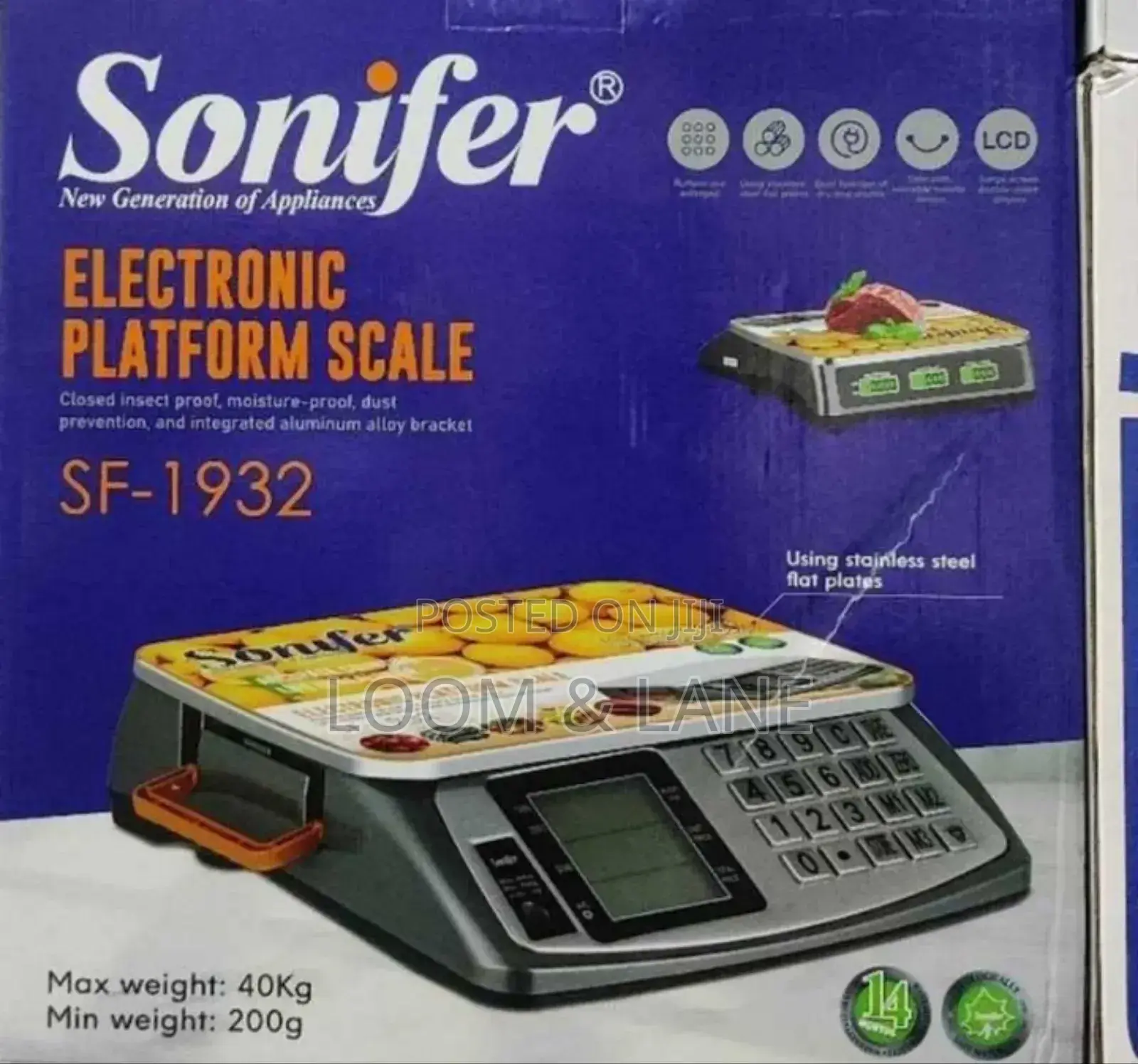 Sonifer Sf-1932 Electronic Platform Price Scale