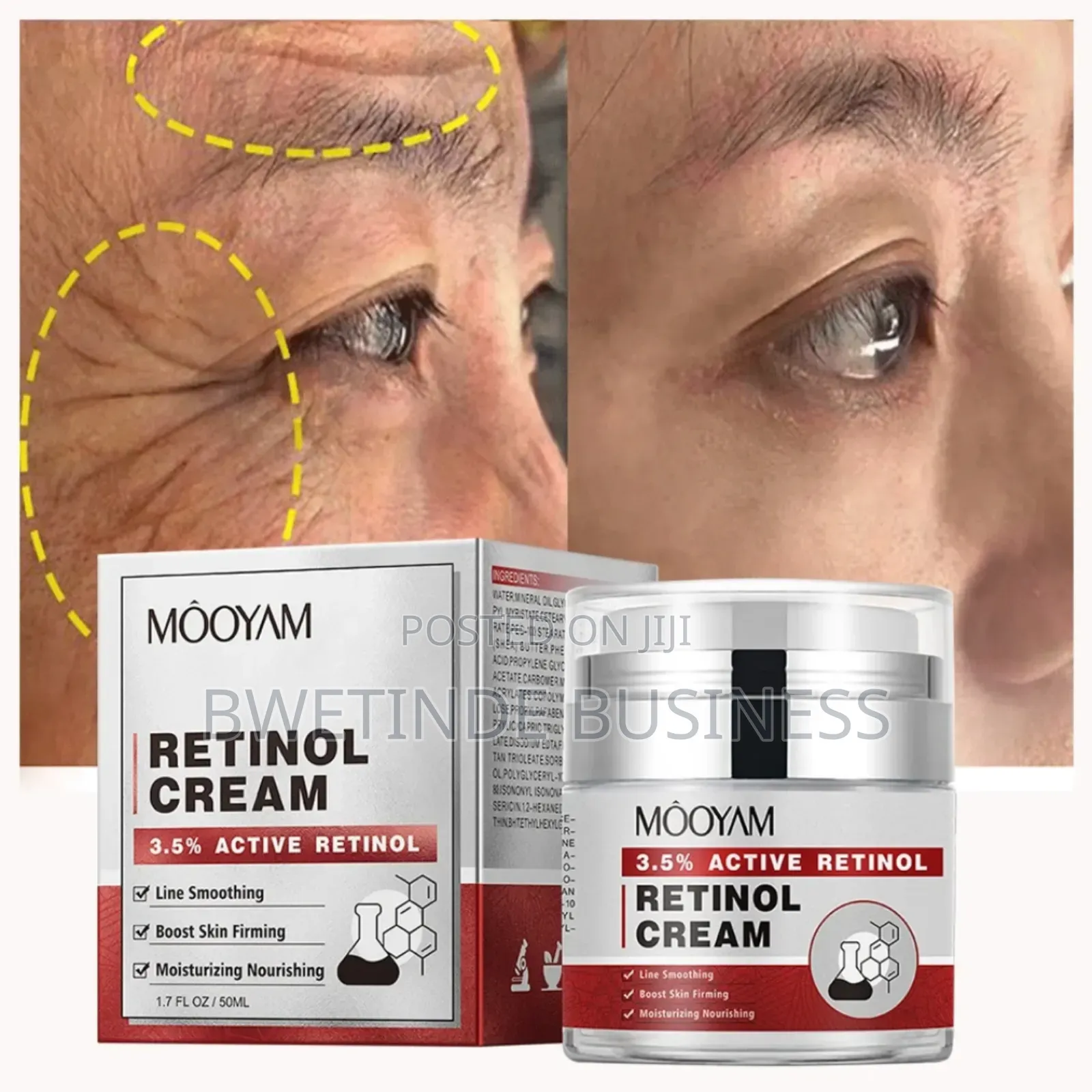 Retinol Face Cream Anti-Wrinkle With 3.5% Active Retinol