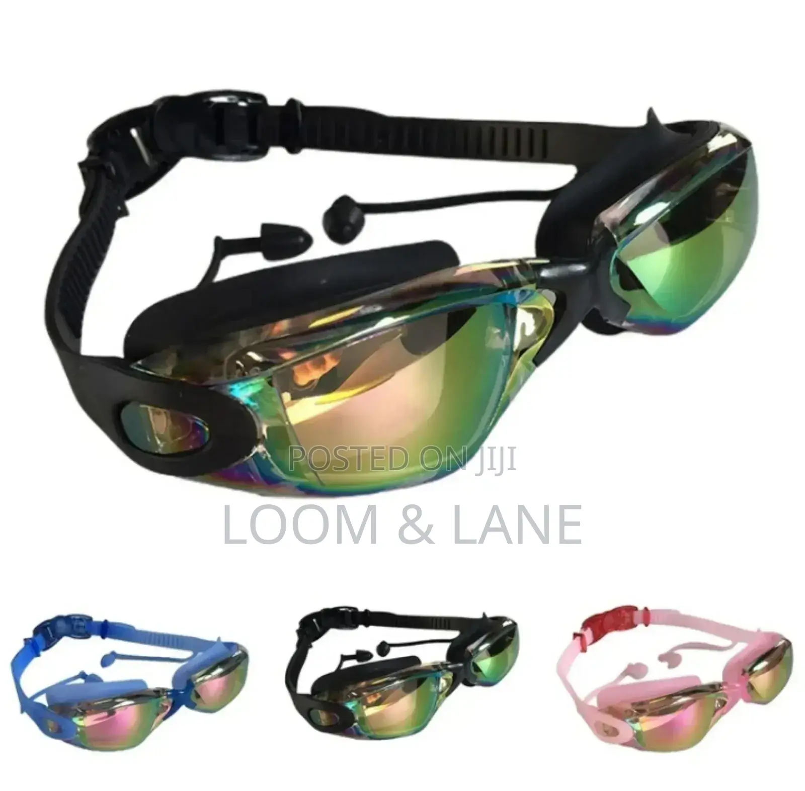 Bright Color Plated Swim Goggles