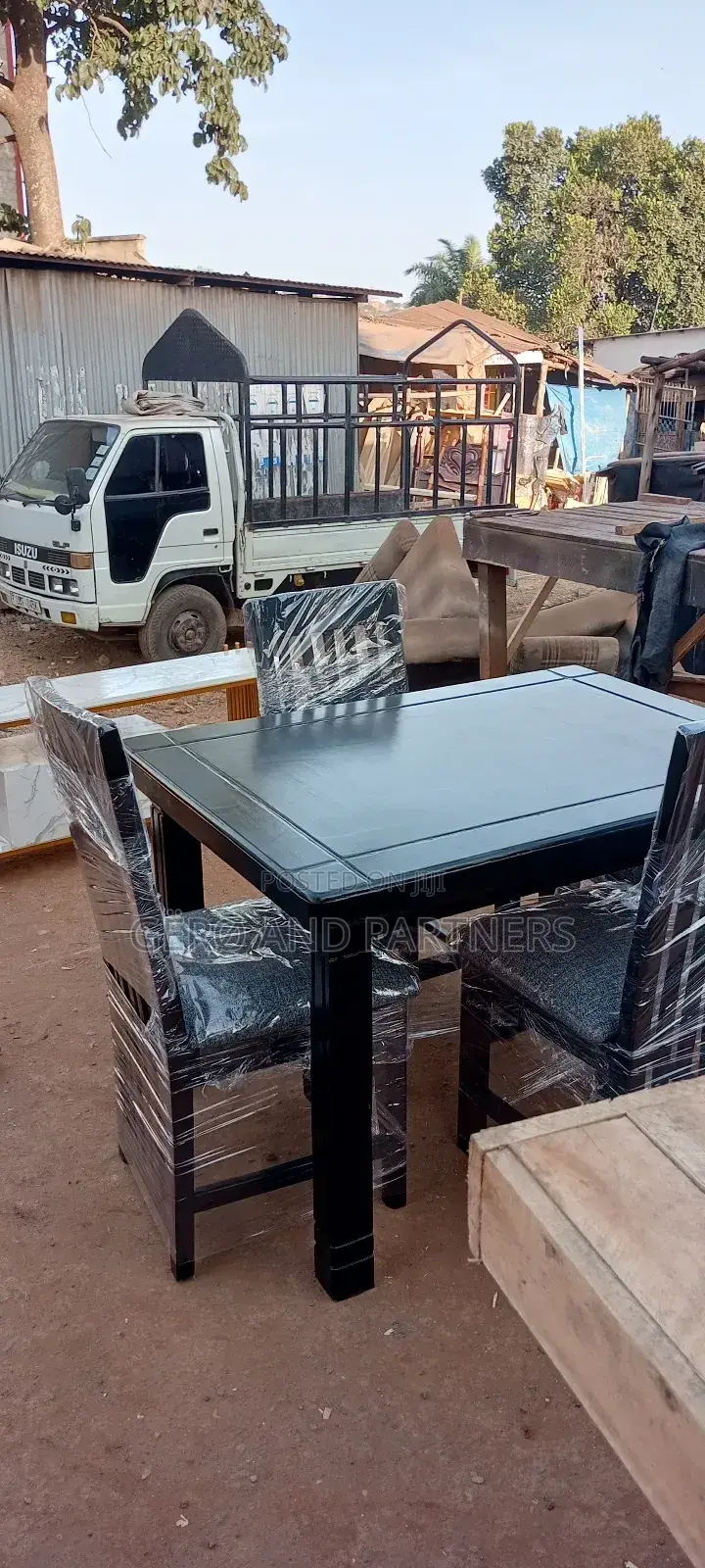 Black Dining Set( 4 People)