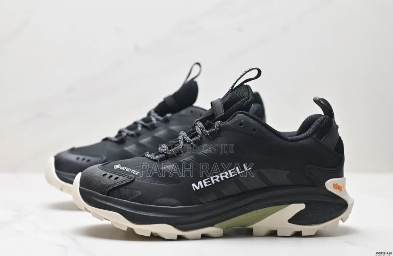 Men’S Black/White Merrell Moab Speed 2 Casual/Hike Sneakers