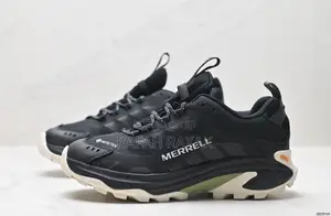 Men’S Black/White Merrell Moab Speed 2 Casual/Hike Sneakers