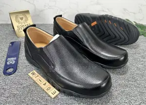 Original Black Franco Banetti Casual Leather Shoes