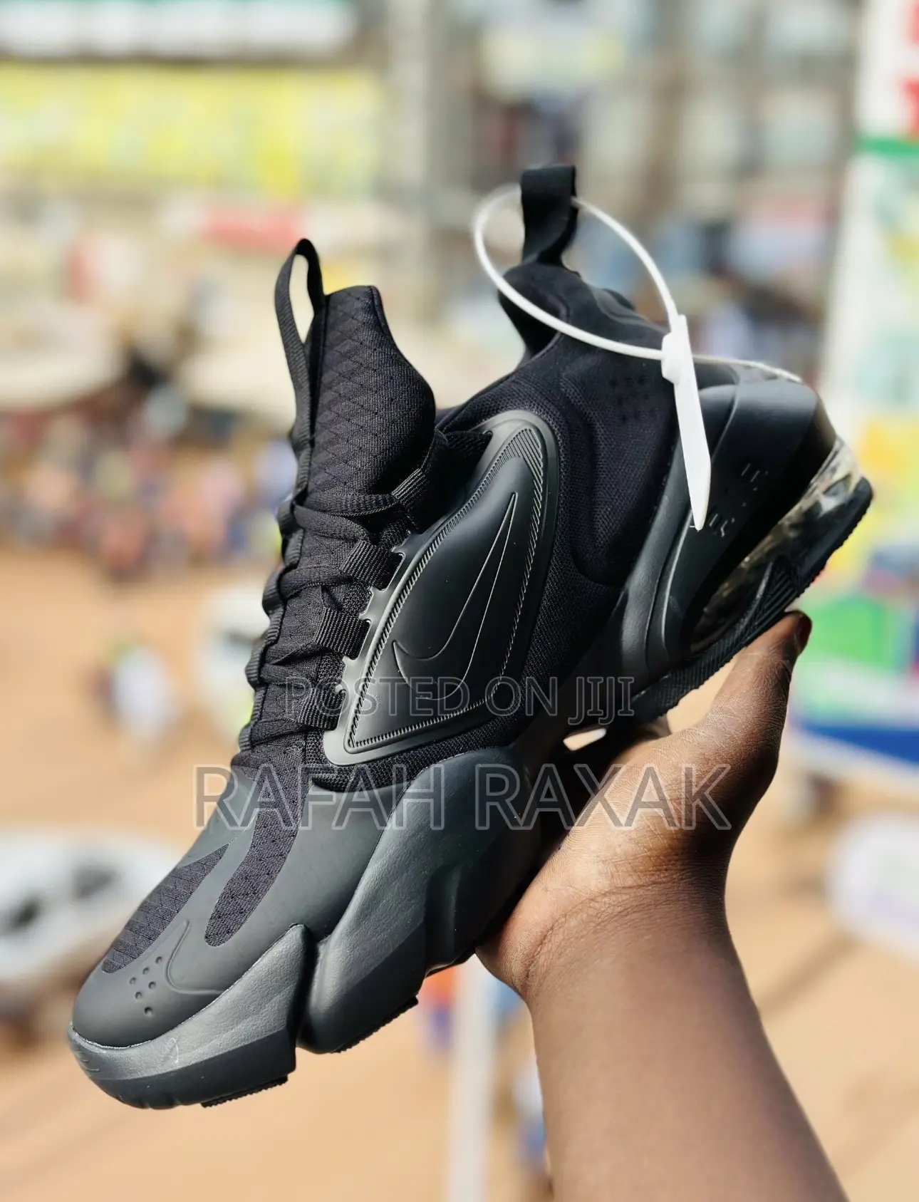 Original Triple Black Nike Air Max Alpha Savage Running Shoe