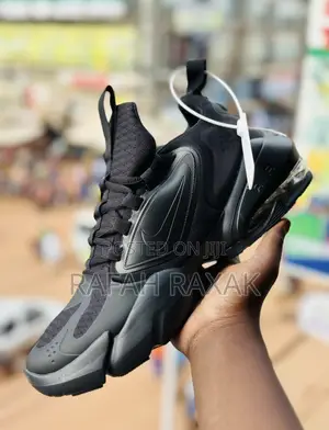 Original Triple Black Nike Air Max Alpha Savage Running Shoe
