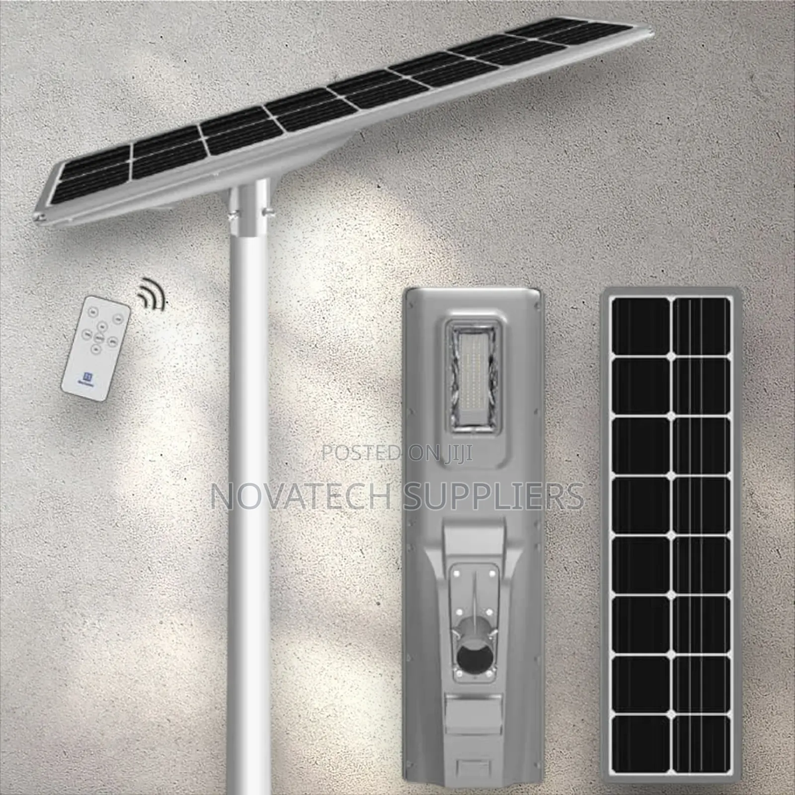 100w Blue Carbon Integrated Solar Light/ Flat Light