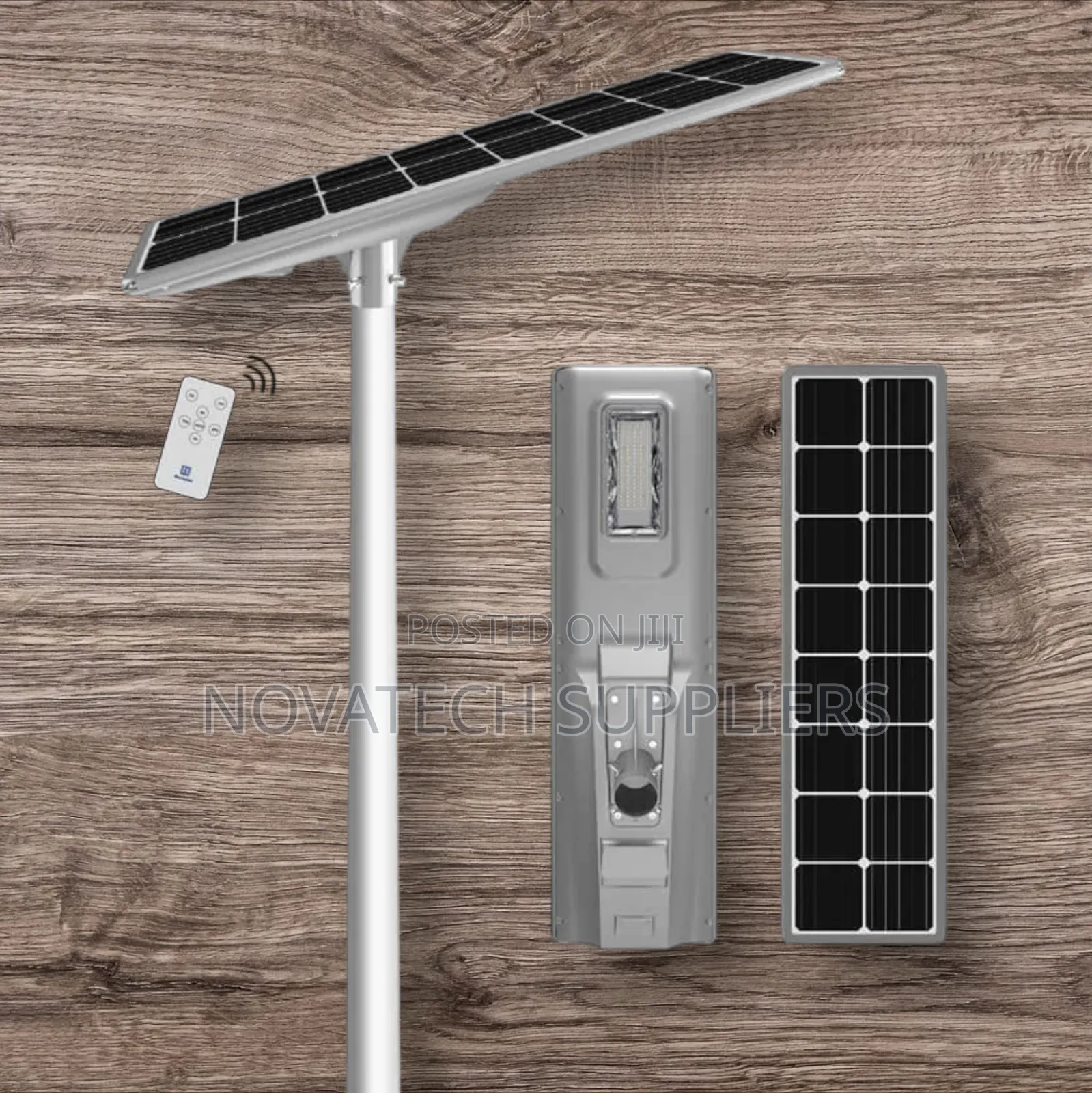 100w Original Blue Carbon Integrated Solar Street Light Hakn