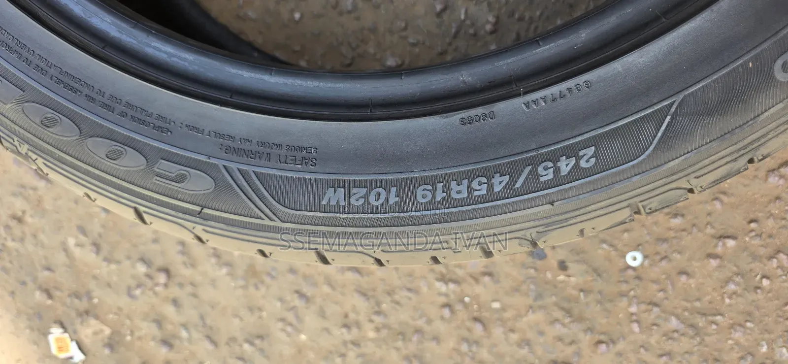 245/45r19 102w Goodyear Foreign Used Tyres