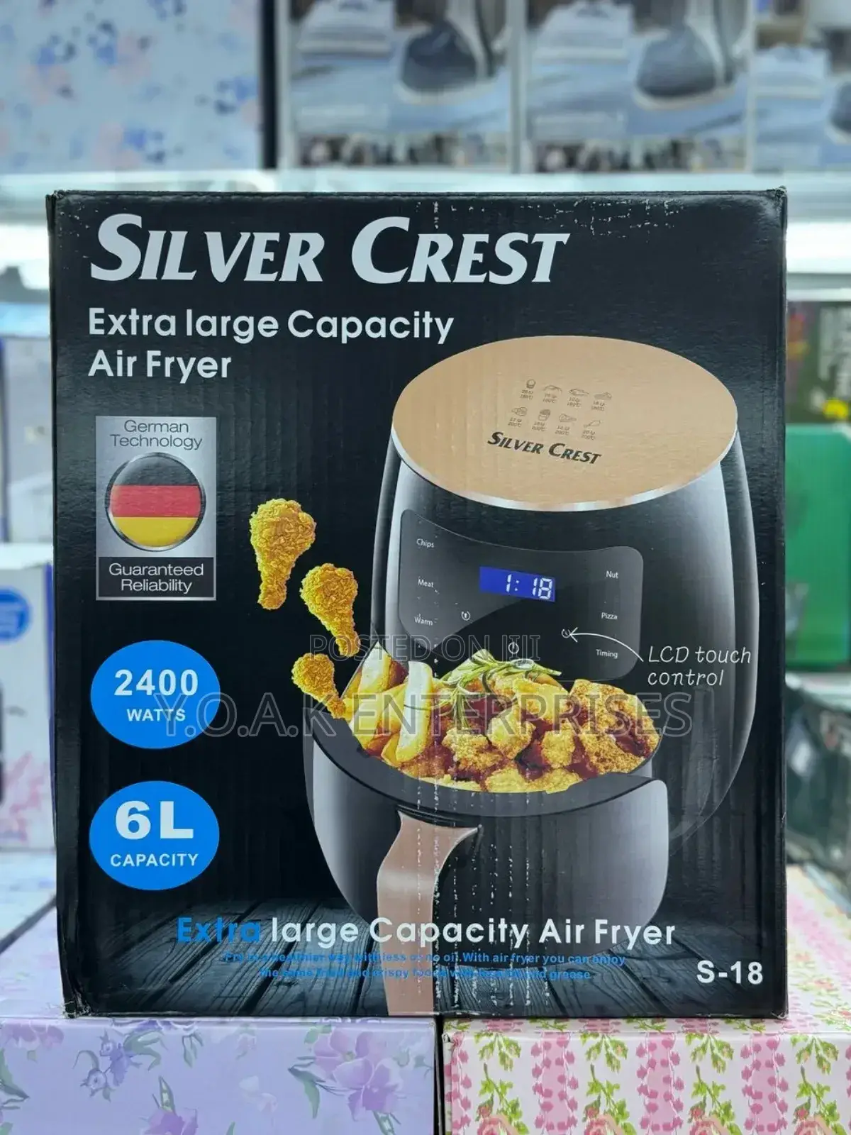 Silver Crest Air Fryer 6 Liters