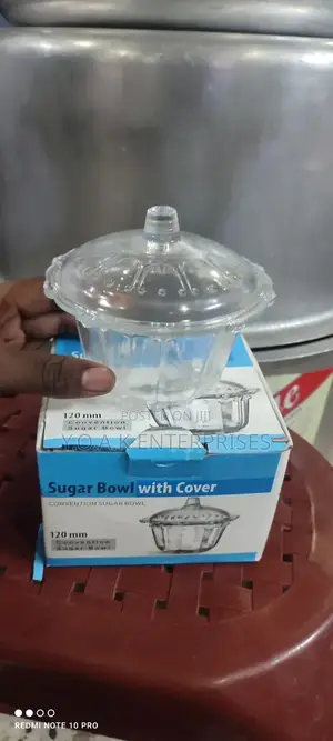 Glass Sugar Bowl 6pcs