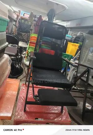 Luxury Folding Chair With Footrest