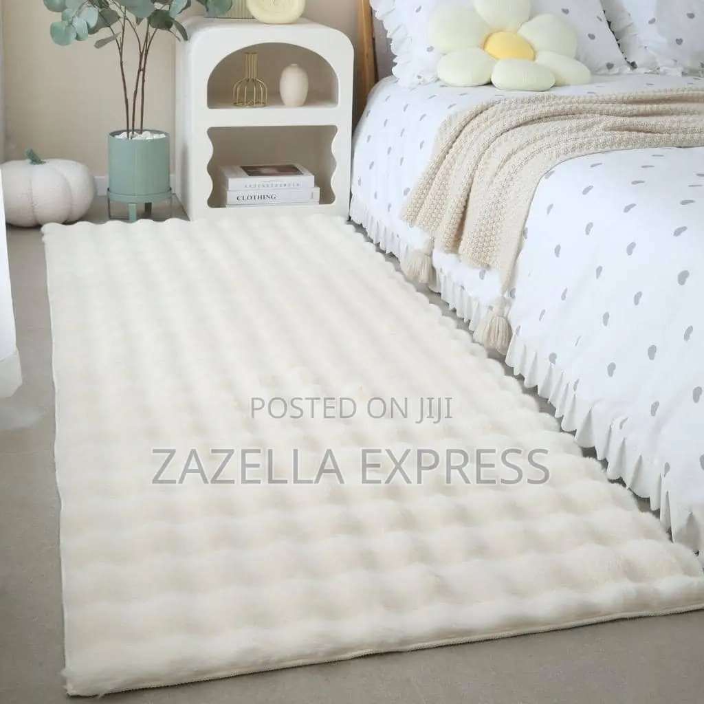 Rabbit Fur Bedside Rugs(60x180) Cm in Different Colors