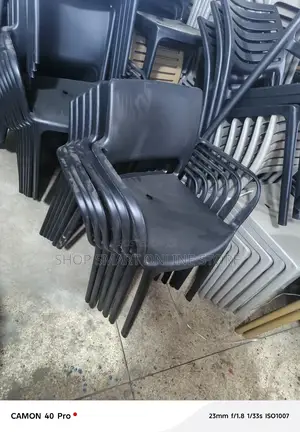 Restaurant Plastic Chairs Black