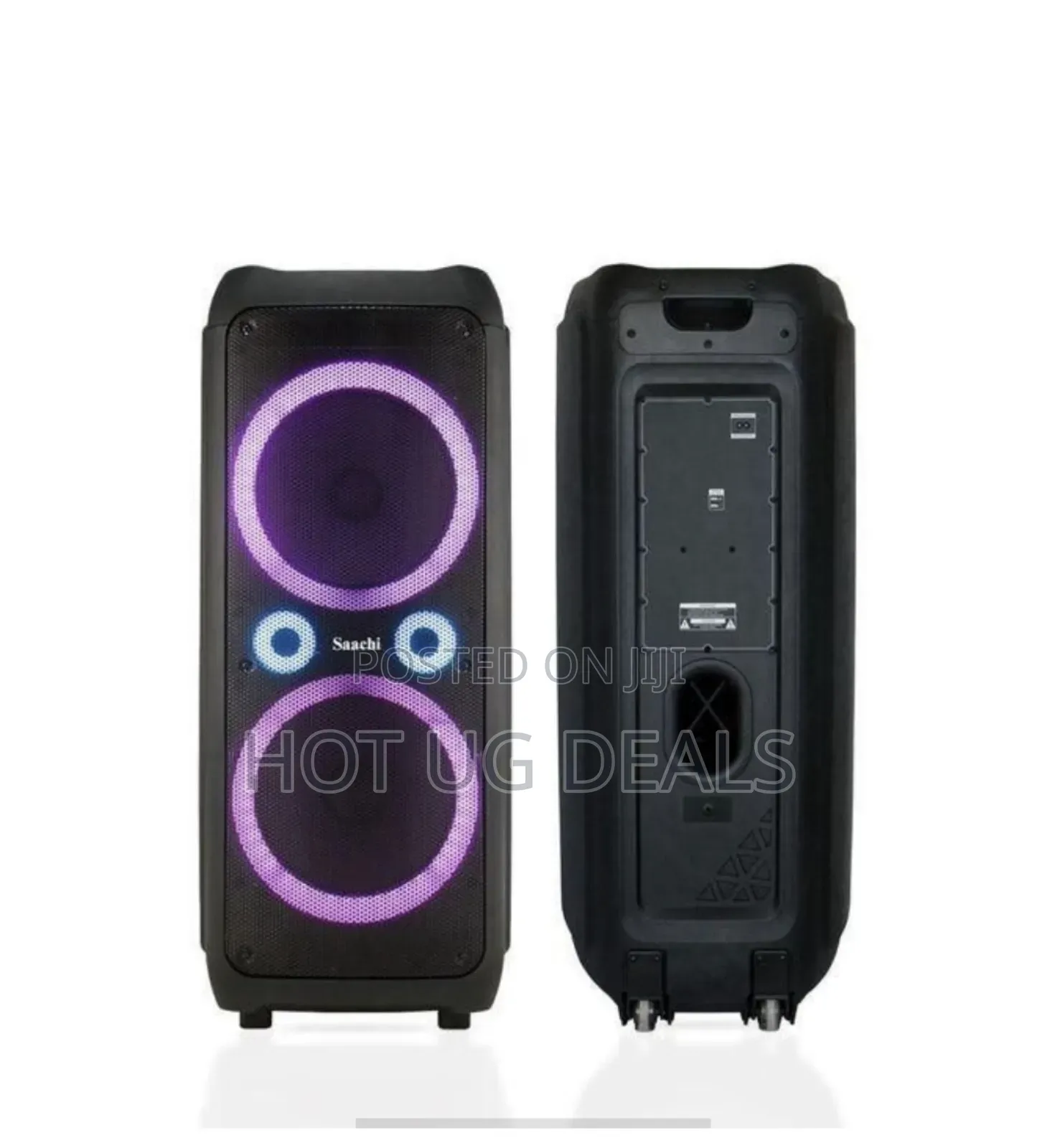 Saachi Professional Battery Speaker System,With Fm, Mics