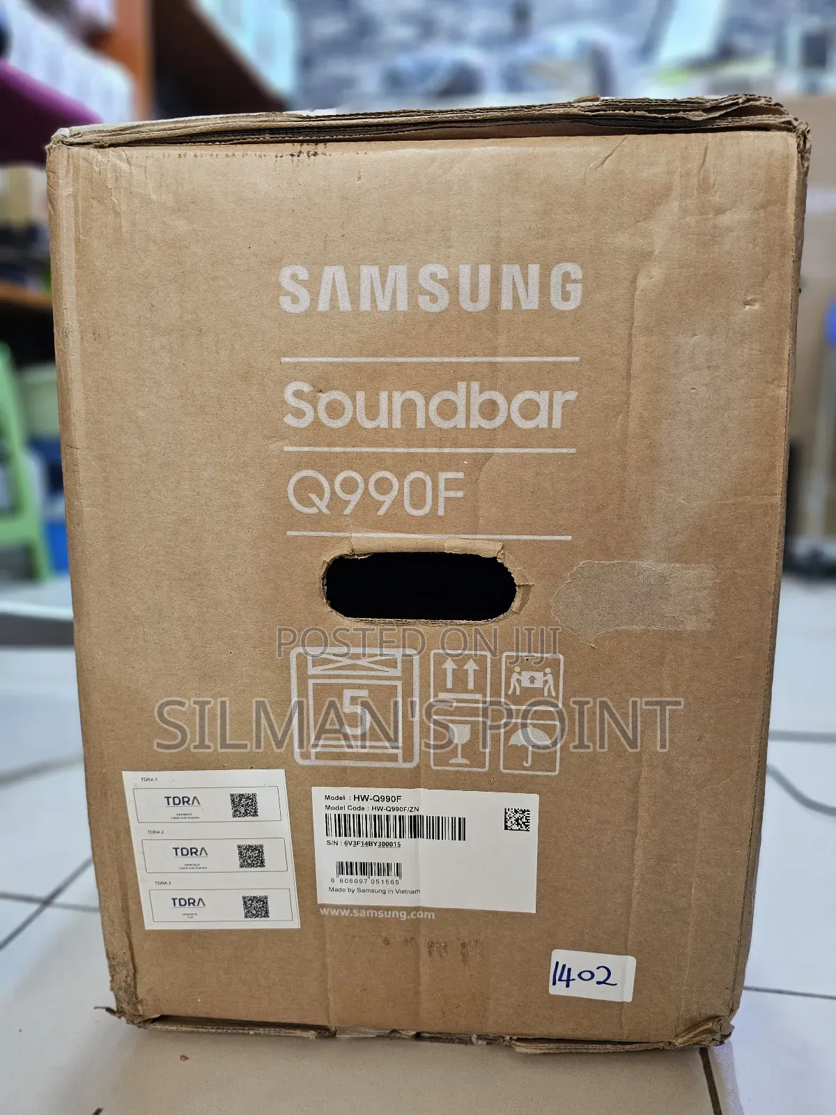 The Mighty Samsung Q990f 11.1.4 Ch Soundbar