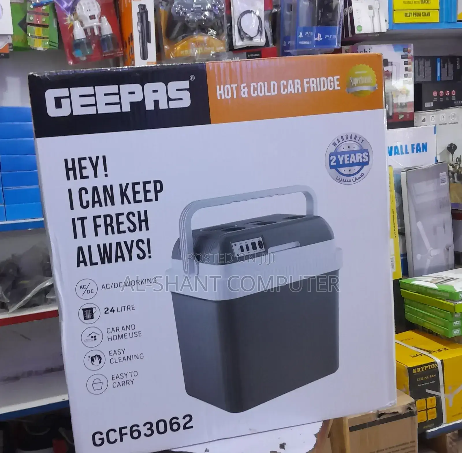 Geepas Hot and Cold Car Fridge