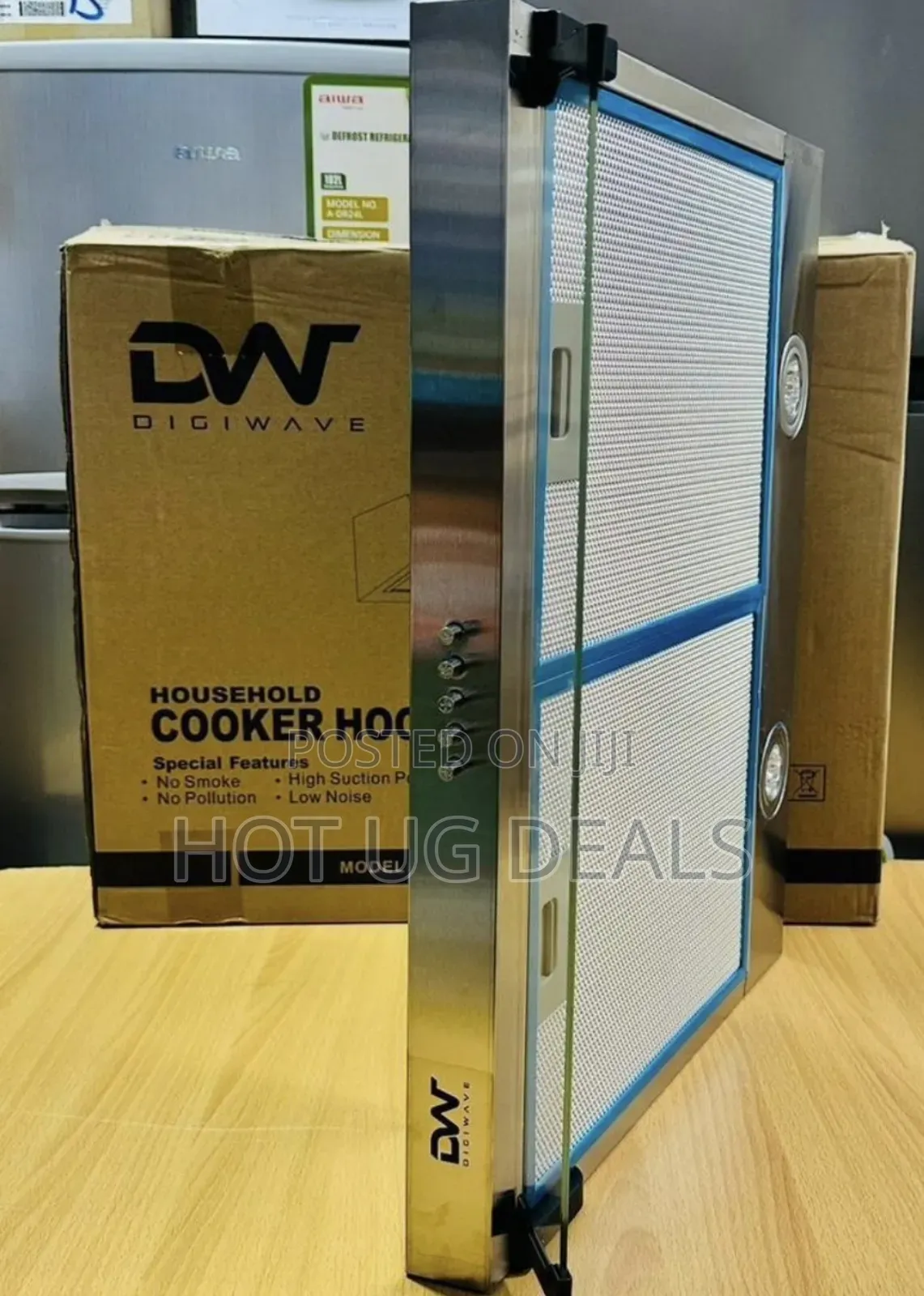 Digiwave 60cm Chimney Cooker Kitchen Extractor Fan – Silver