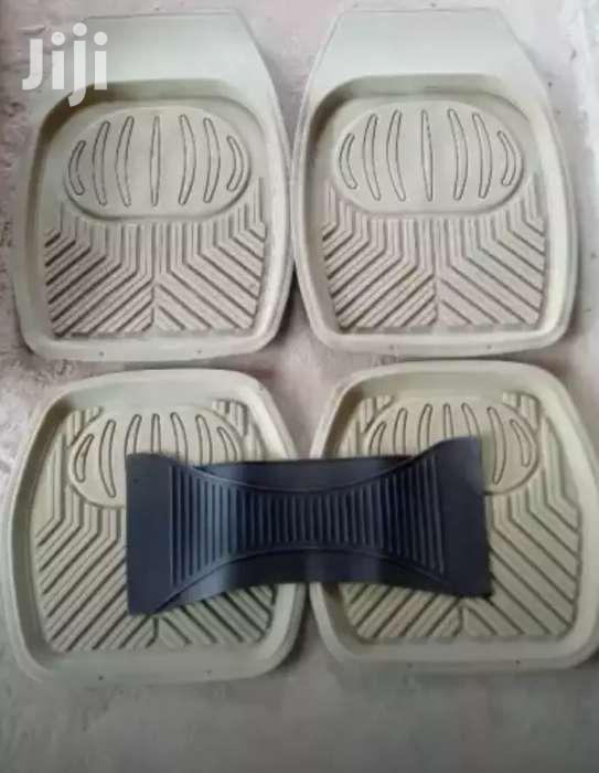 Cream 5pcs Car Floor Matt's