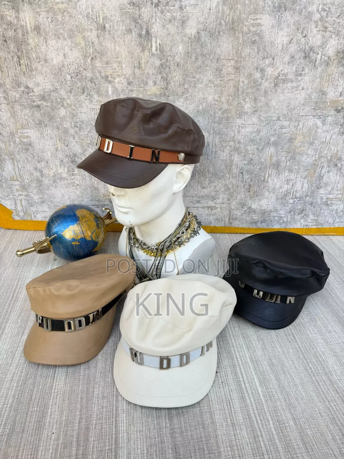 Groovy Leatherlike Punk Cap