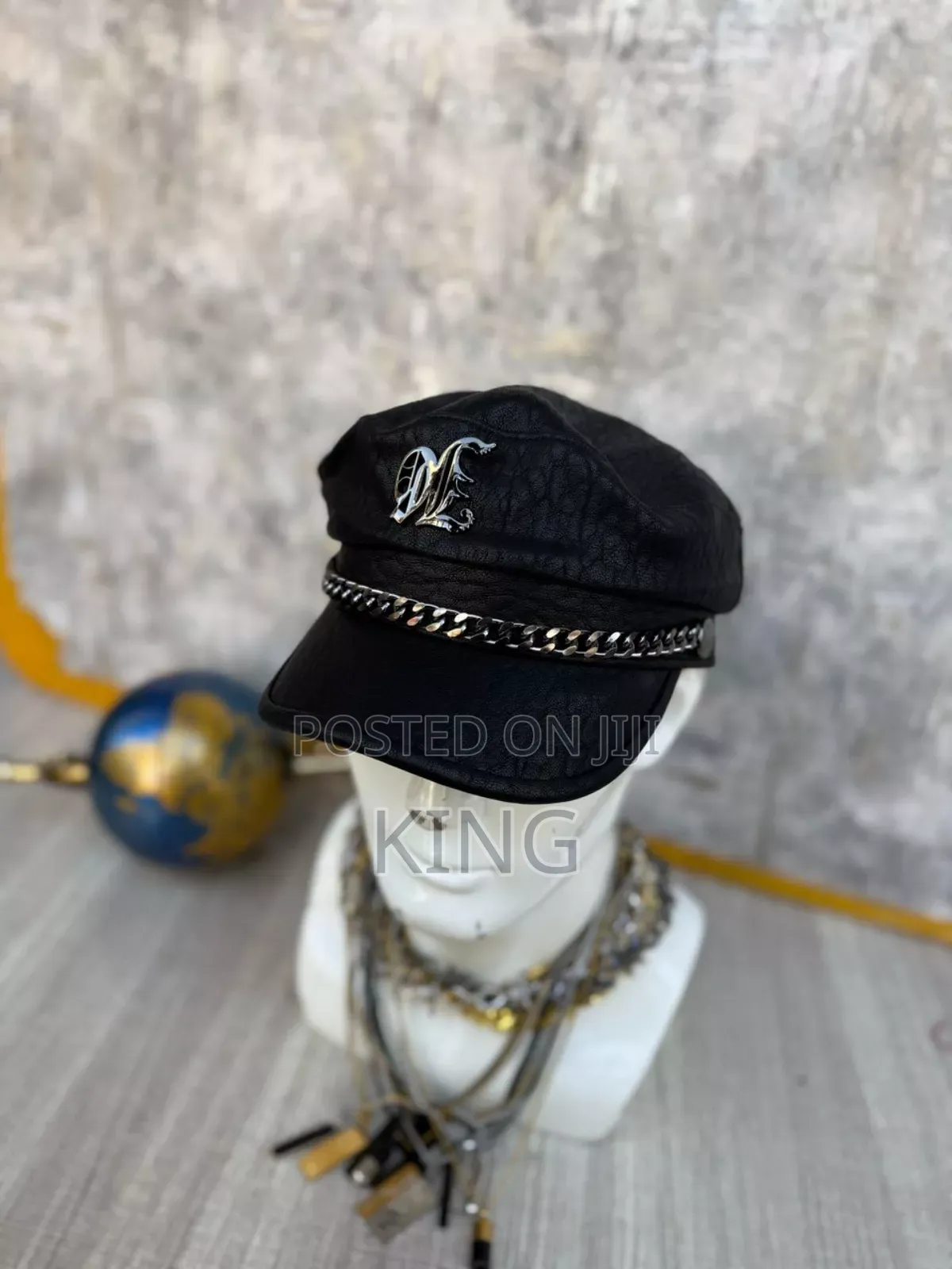 Jux Leatherlike Punk Cap