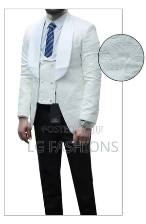 White Turkish Three Piece Suits