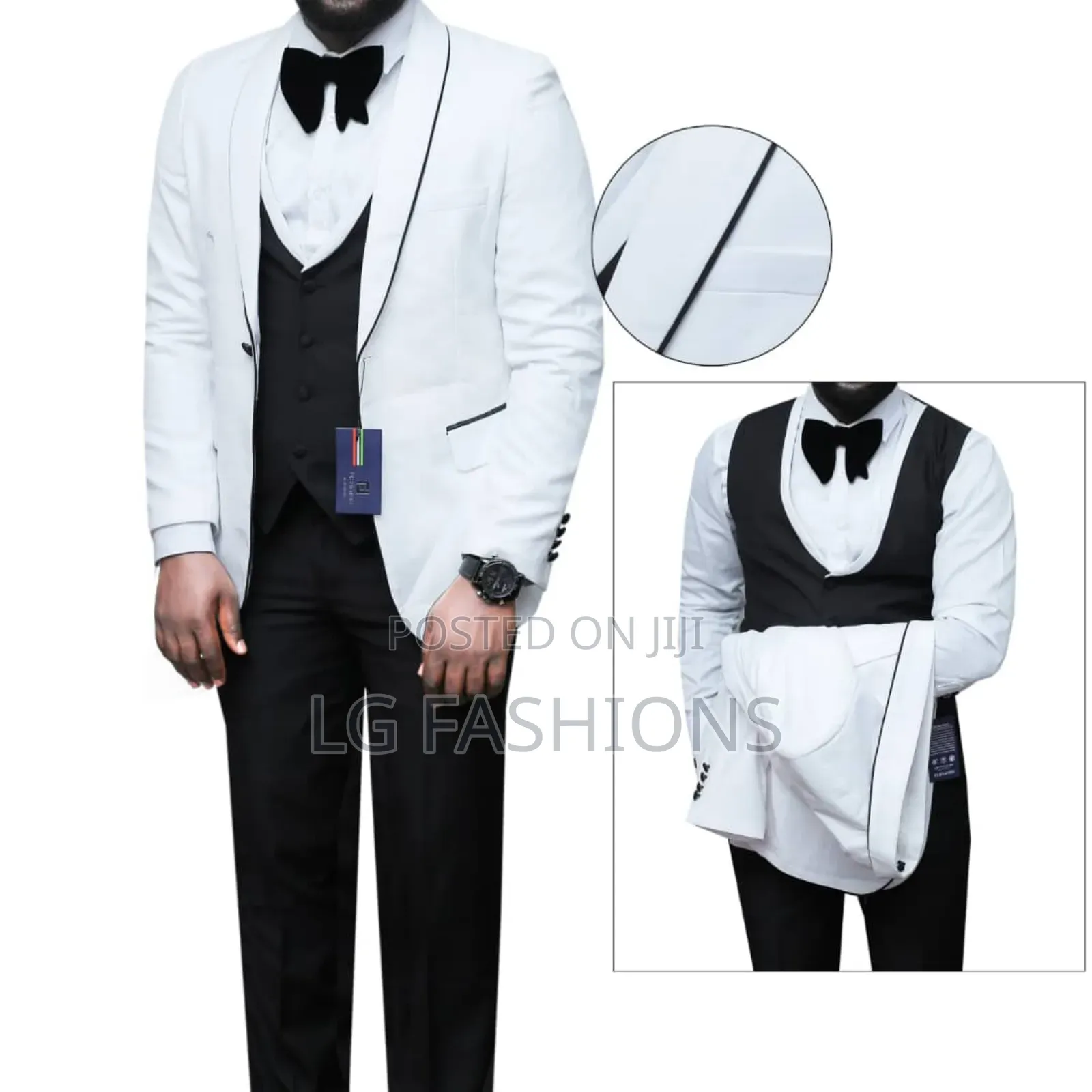White Turkish Three Piece Suits