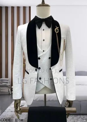 White Turkish Three Piece Suits