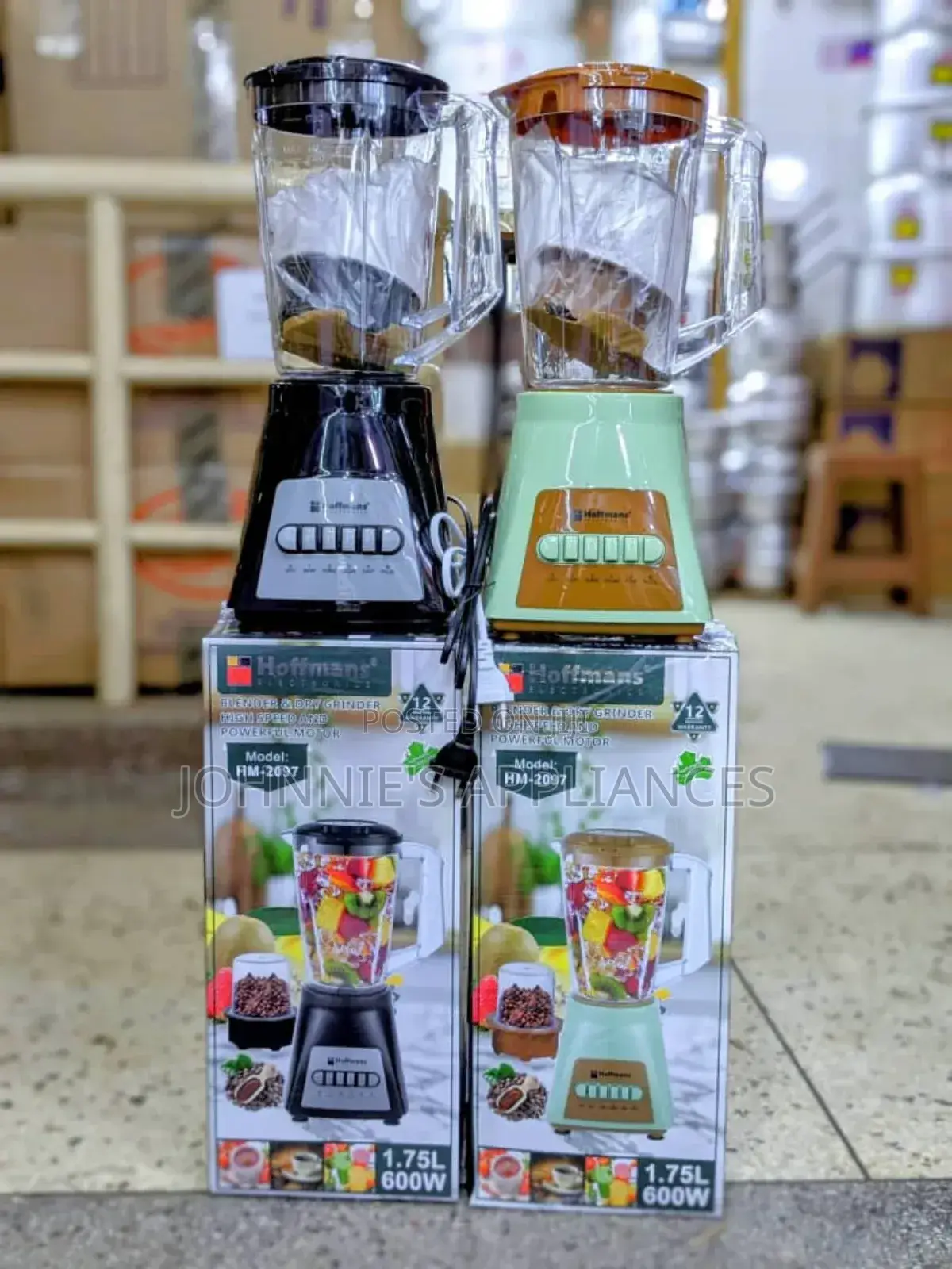 Hoffman Powerful Motor Blender 1.75l