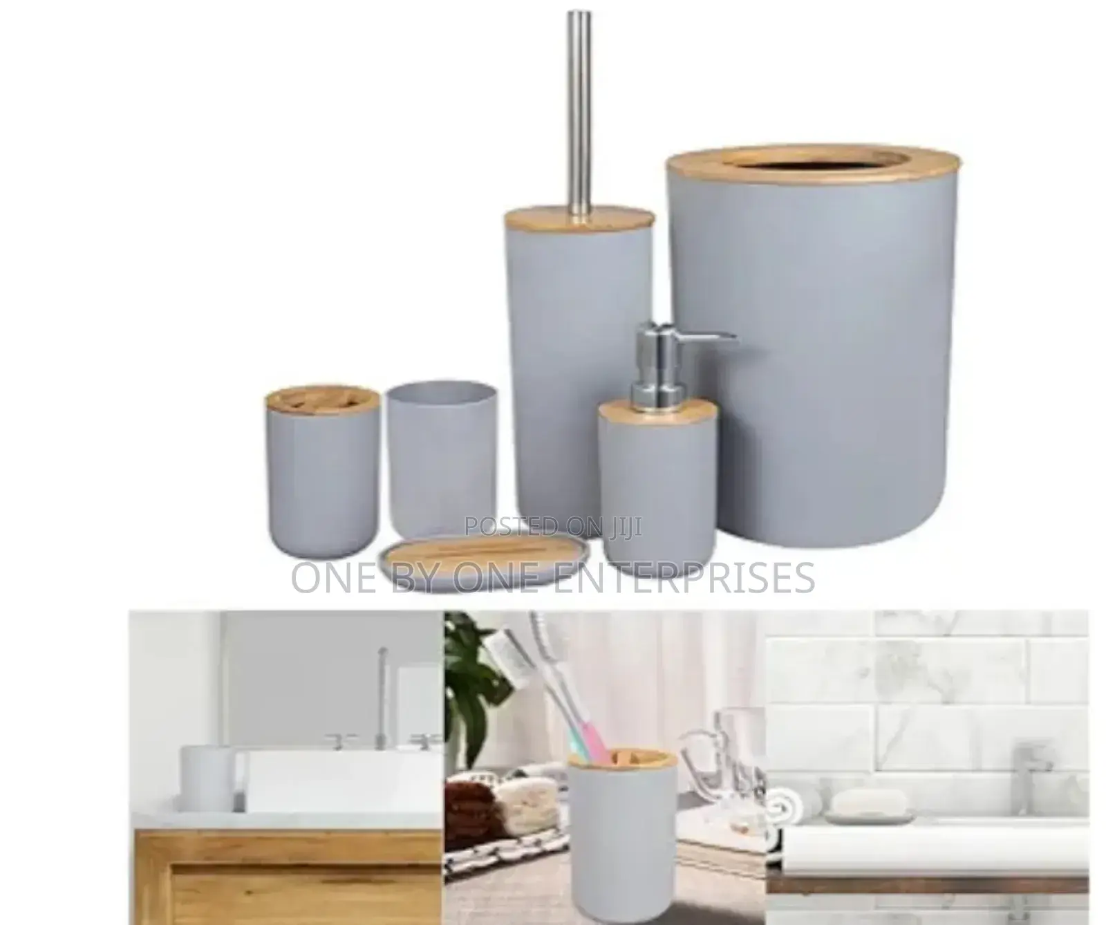 6 Pieces Bathroom Accessories Set