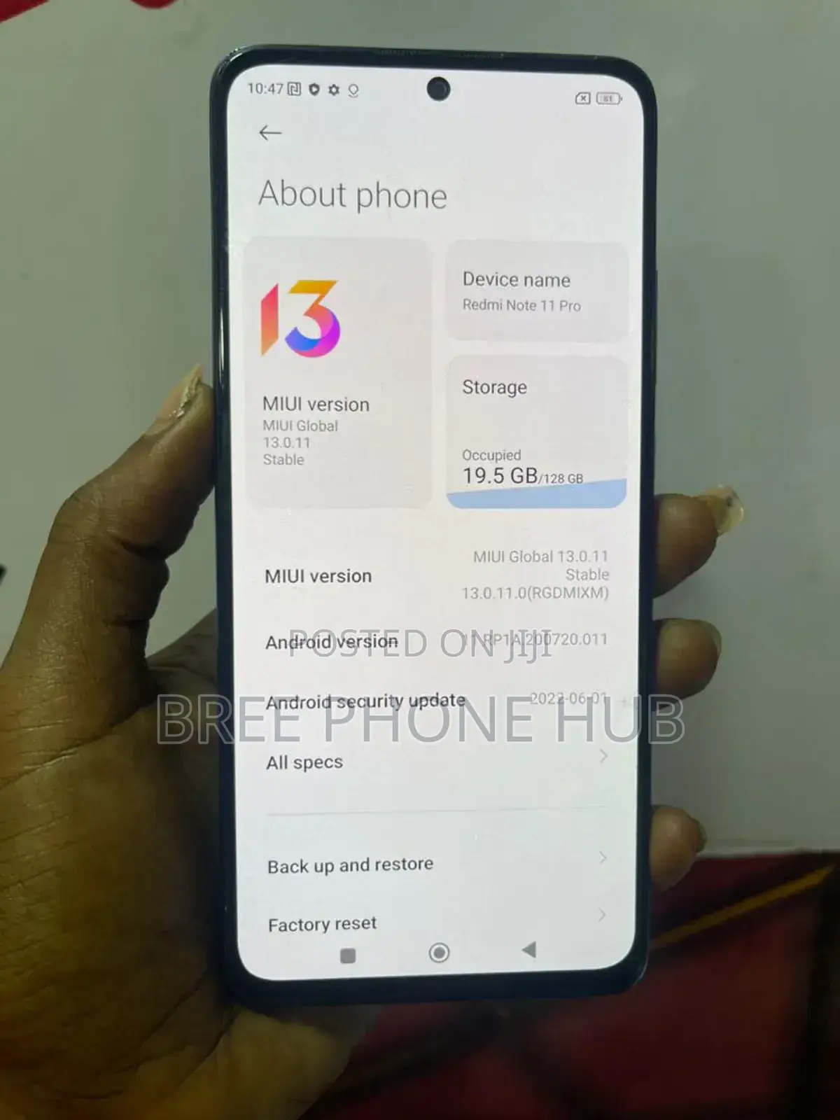 Xiaomi Redmi Note 11 Pro 128 GB Blue