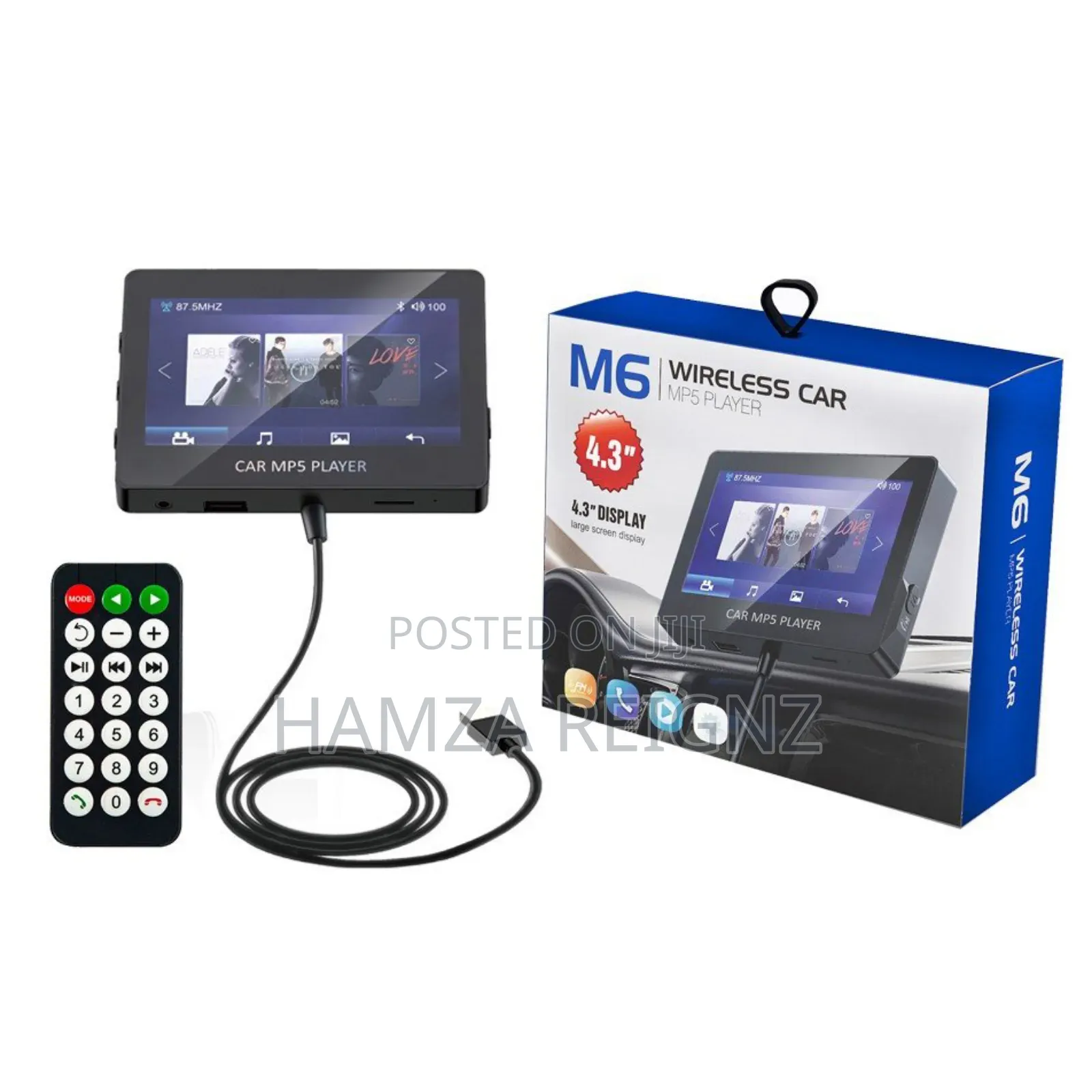 Mp5 Car Player 4,3" Display Bluetooth 5.0