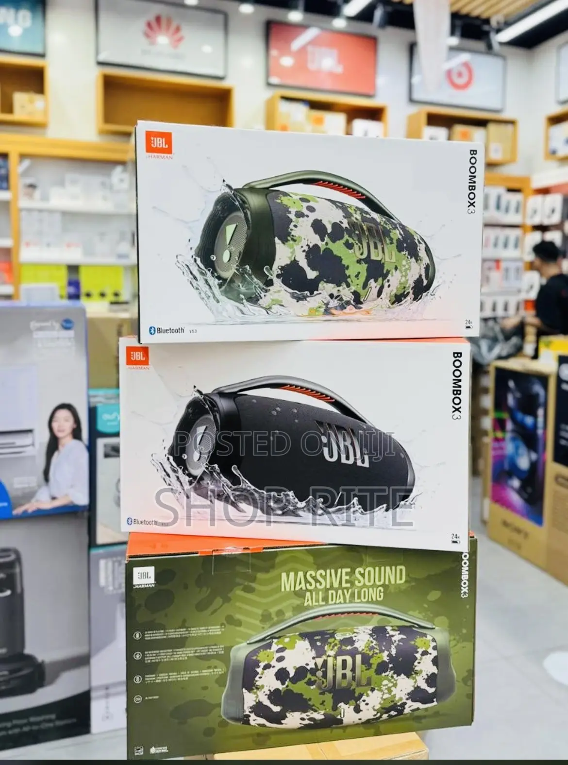 JBL Bluetooth Speaker Boombox 3 Wireless