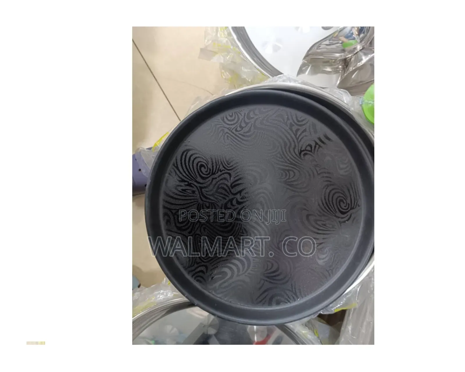 Round Tray-Black