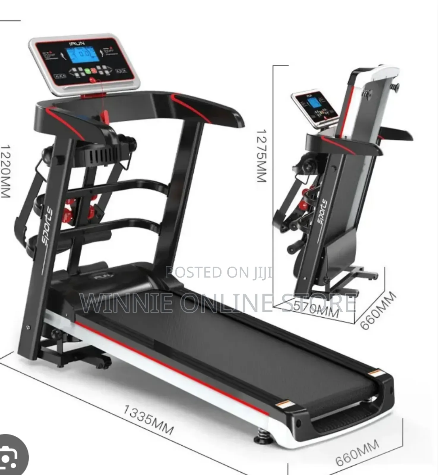 Multifunction Sports Foldable Tradmill