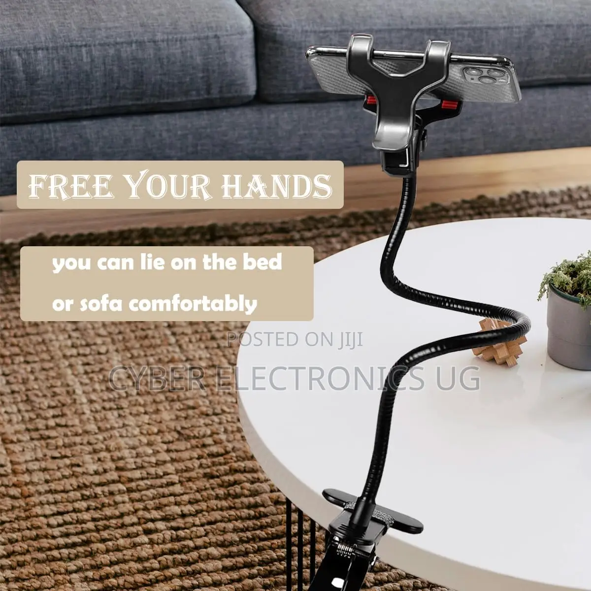 360 Phone Holder Rotating Flexible Clip Mount Lazy