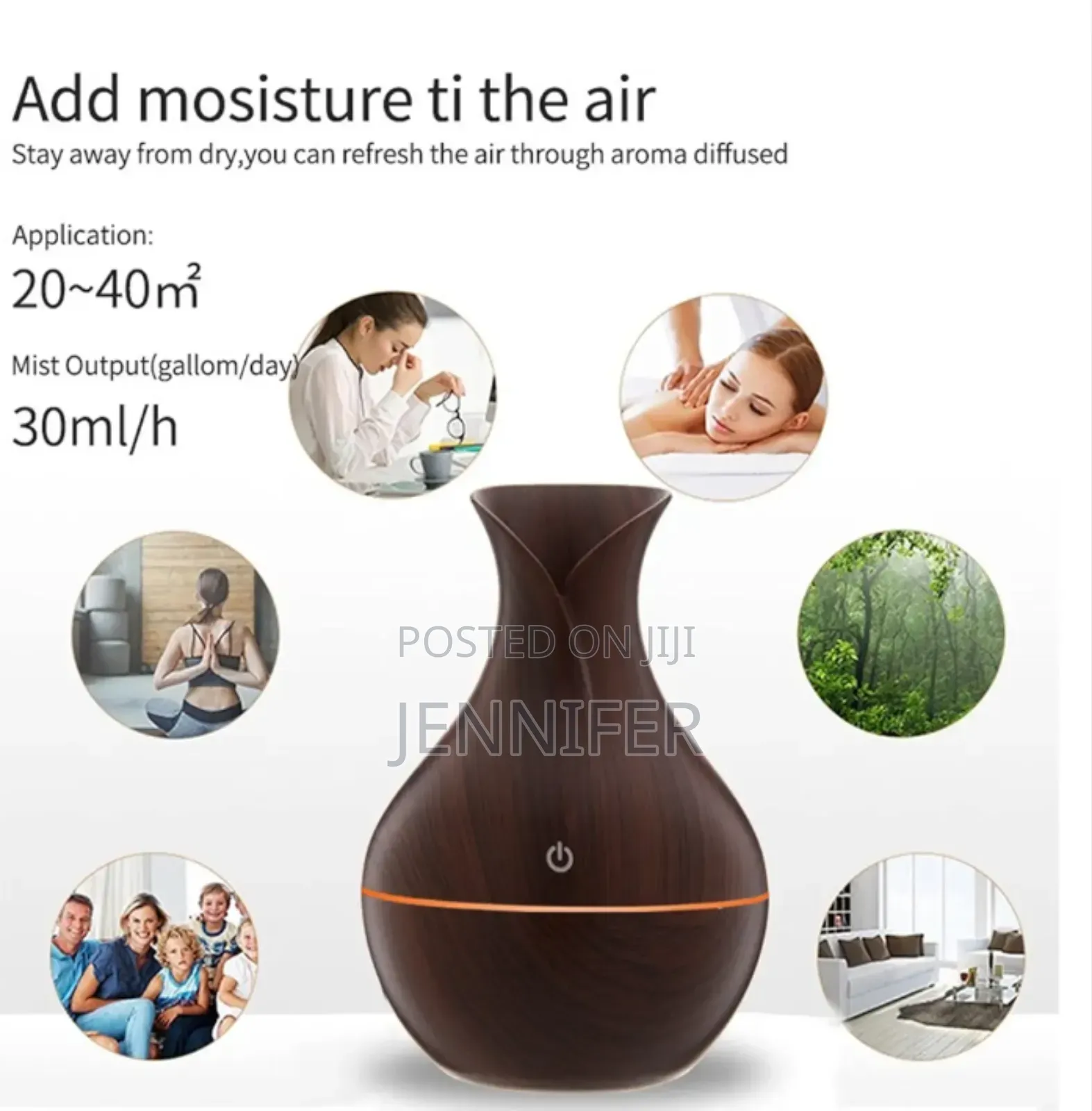 New Wood Grain Humidifier