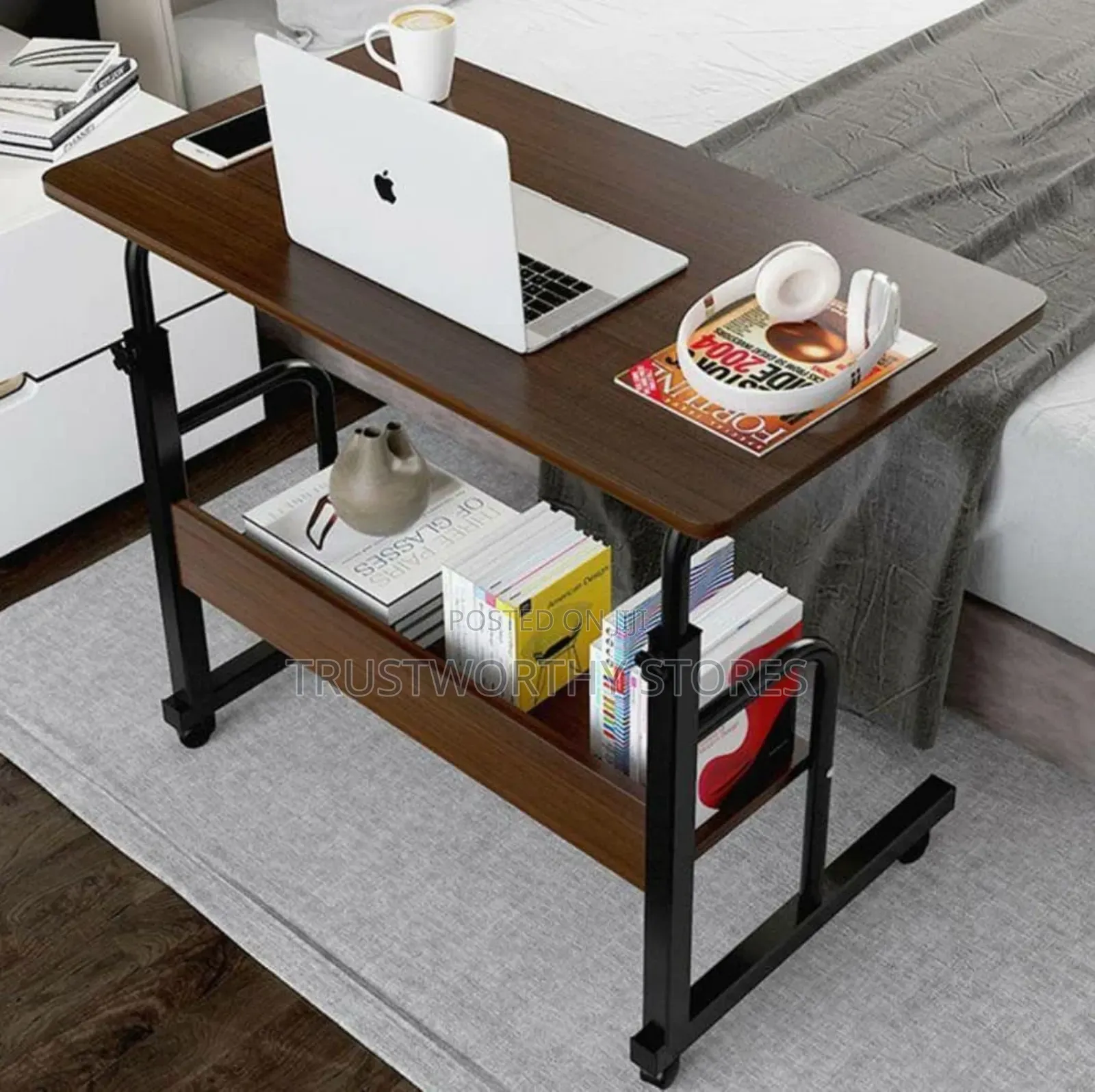 Laptop Table With Shelves - Reading Table