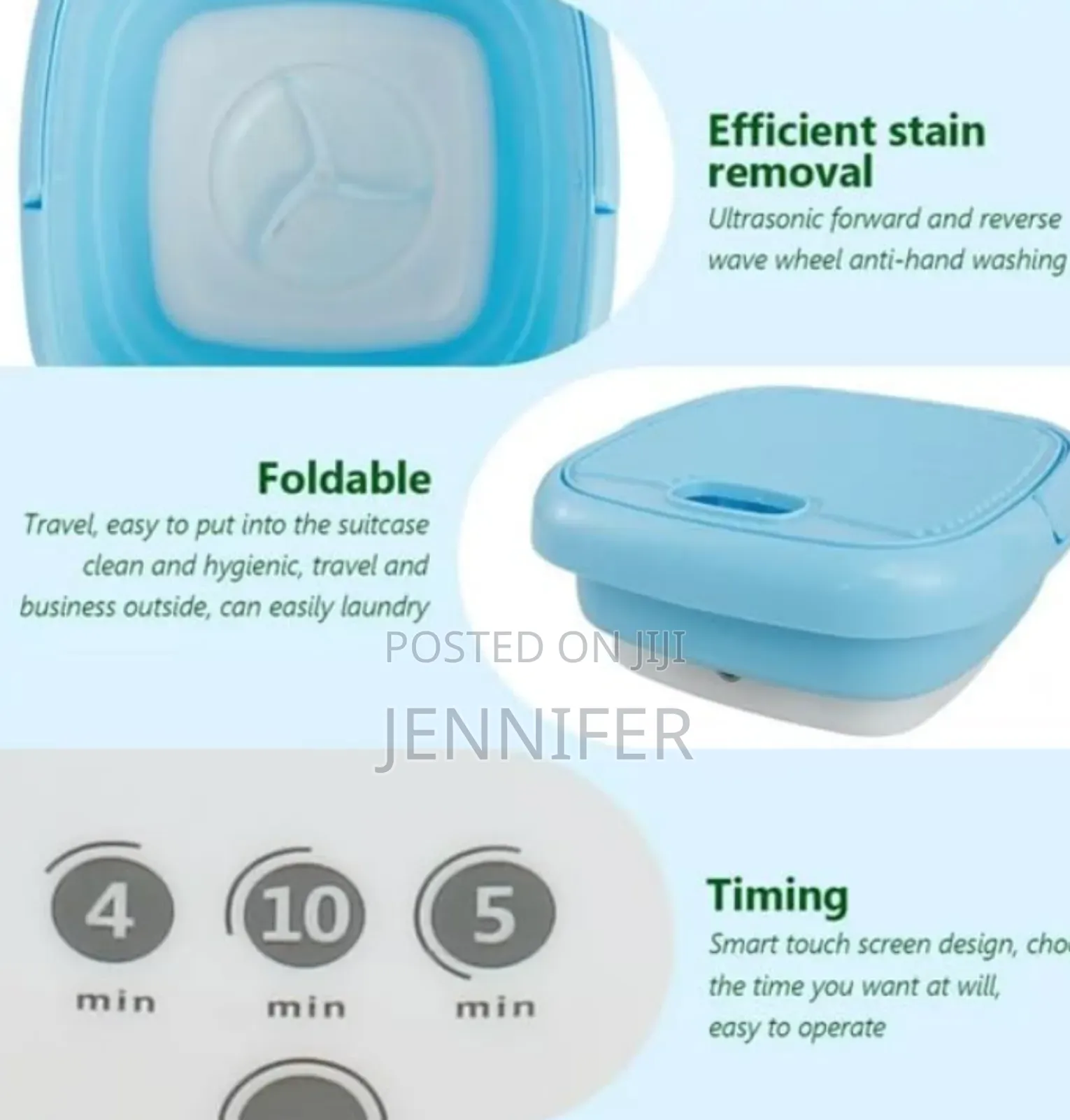 Mini Foldable Bucket Washer